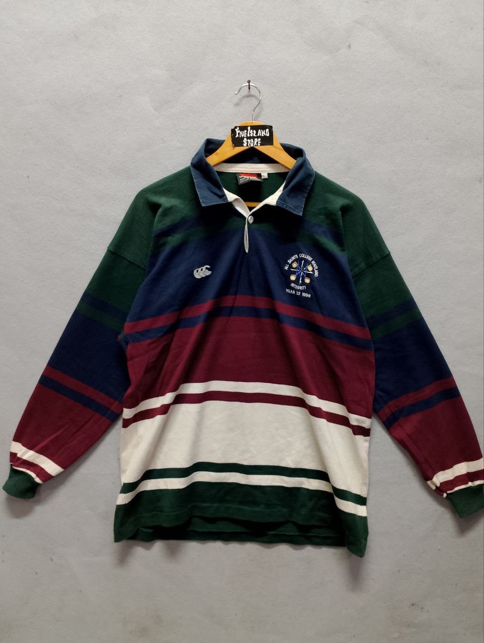 Canterbury of New Zealand Vintage 1996 Canterbury Rugby Shirt Size US L / EU 52-54 / 3 - 1 Thumbnail