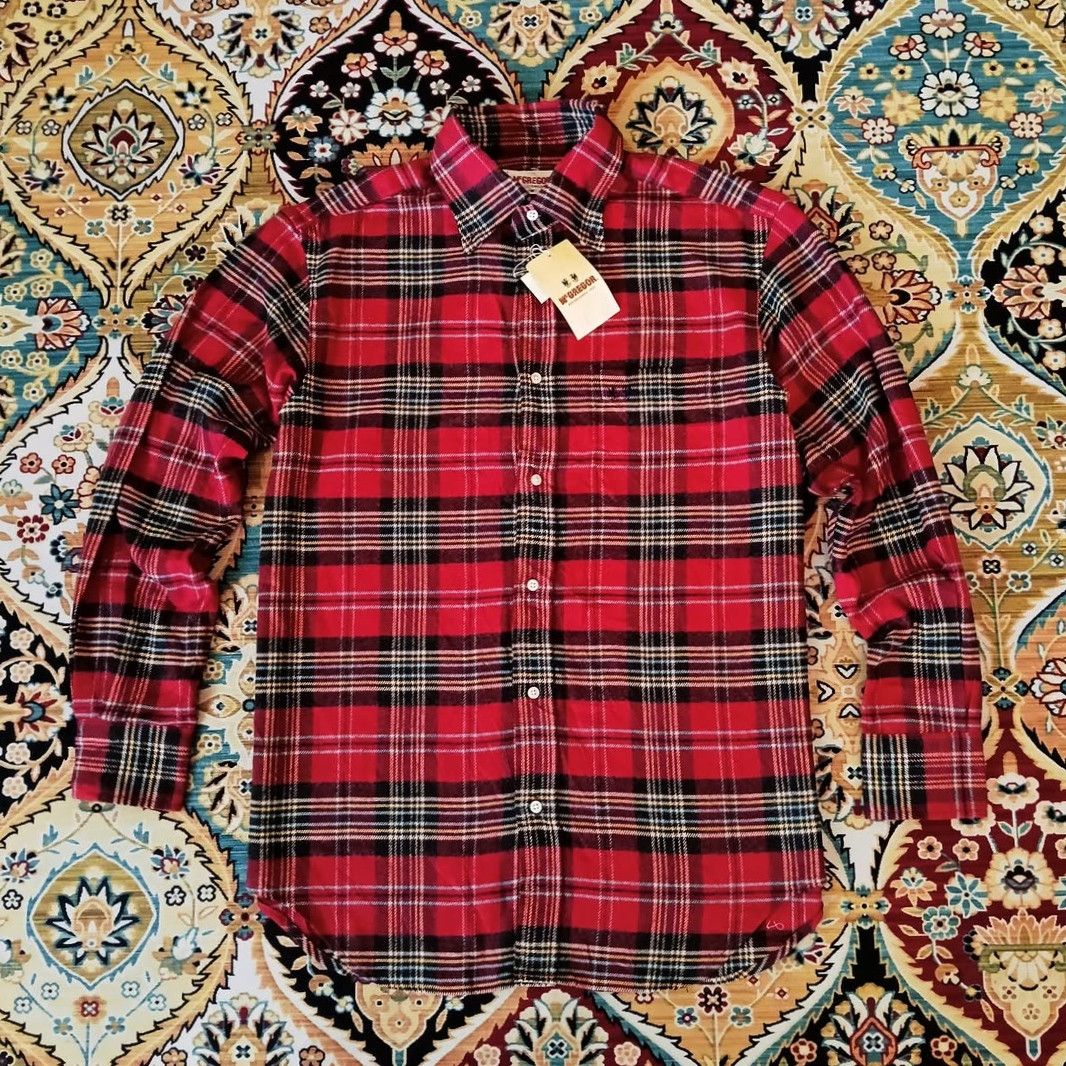 McGregor Mc GREGOR Flannel Shirt Long Slave ( M ) Size US M / EU 48-50 / 2 - 2 Thumbnail