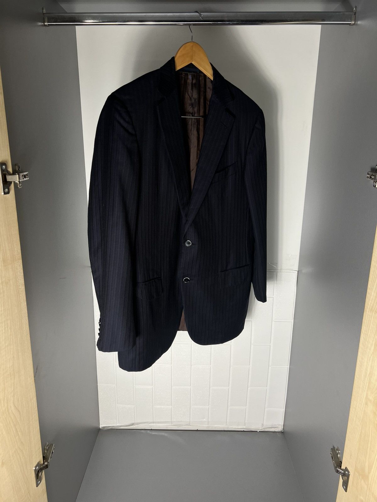 Ermenegildo Zegna VINTAGE ERMENEGILDO Z ZEGNA ITALIAN DESIGNER BLAZER CASUAL Size 50R - 7 Thumbnail