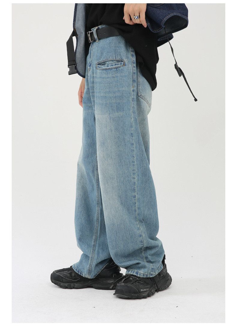 Japanese Brand Retro pocket design straight jeans Japanese loose Size US 32 / EU 48 - 4 Thumbnail