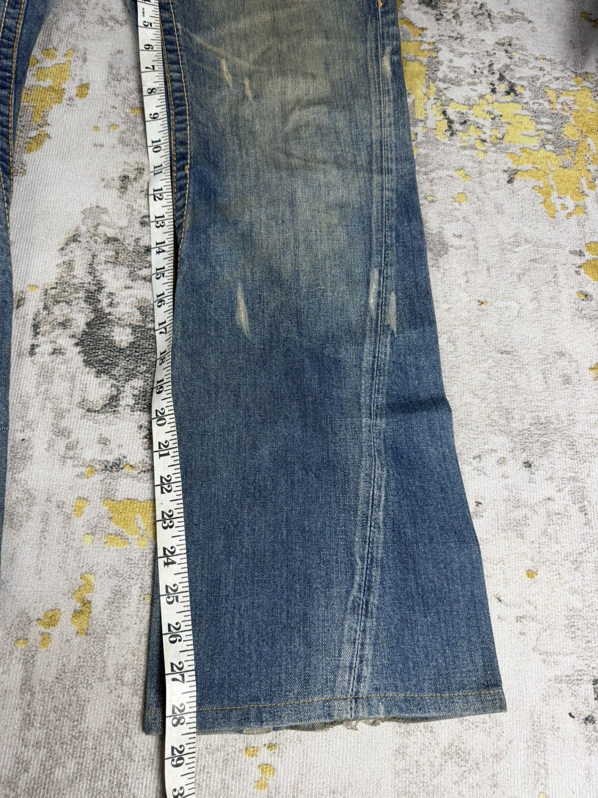 Tornado Mart Vintage True Religion Joey Big T Flared Distressed Jeans Size US 33 - 8 Thumbnail