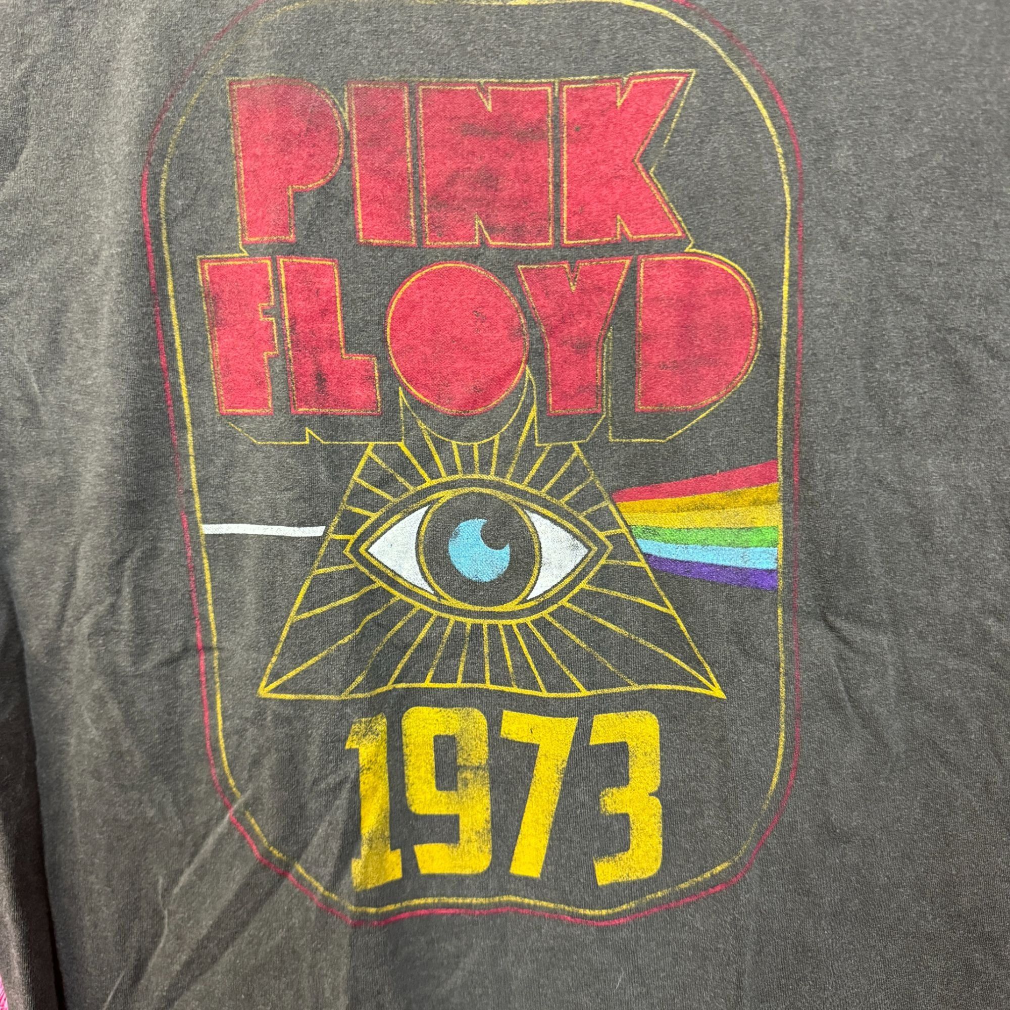 Band Tees × Pink Floyd Pink Floyd 1973 Dark Side of the Moon Tour Rock Band Tee S/M Size US M / EU 48-50 / 2 - 2 Thumbnail
