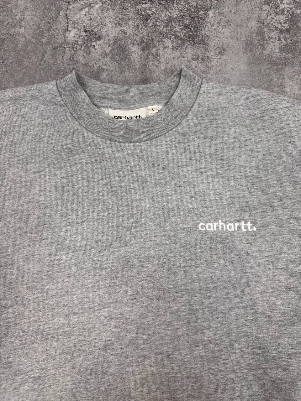 Carhartt Carhartt WIP Typeface Sweatshirt Grey Crewneck Cotton Size US M / EU 48-50 / 2 - 2 Thumbnail