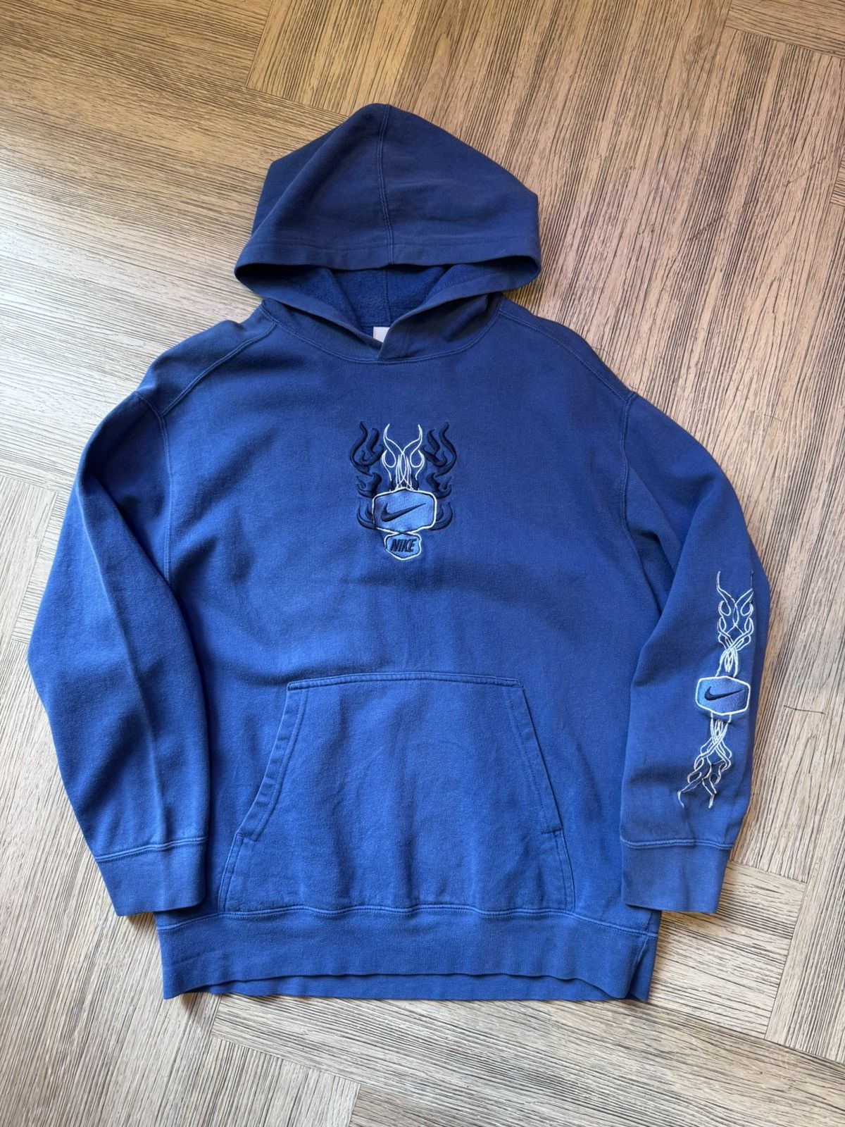 Nike Vintage Nike Flame 00's Kid Pullover Size US M / EU 48-50 / 2 - 1 Thumbnail