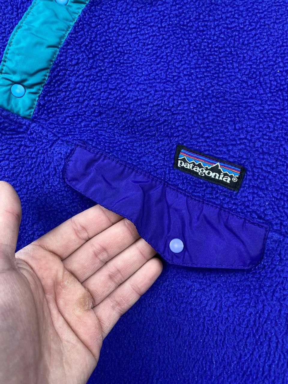 Patagonia Vintage Patagonia Synchilla Fleece Jacket Snap T Pullover Size US M / EU 48-50 / 2 - 3 Thumbnail