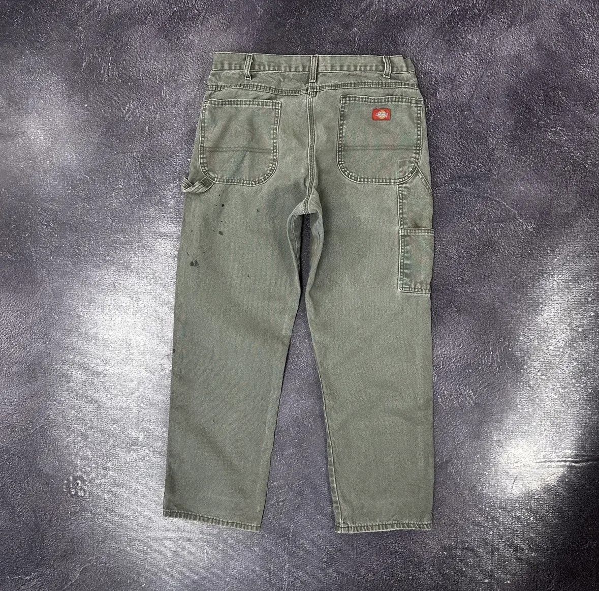 Dickies × Vintage Vintage Dickies Y2K American Olive Hype Work Pants Jeans Size US 36 / EU 52 - 1 Thumbnail