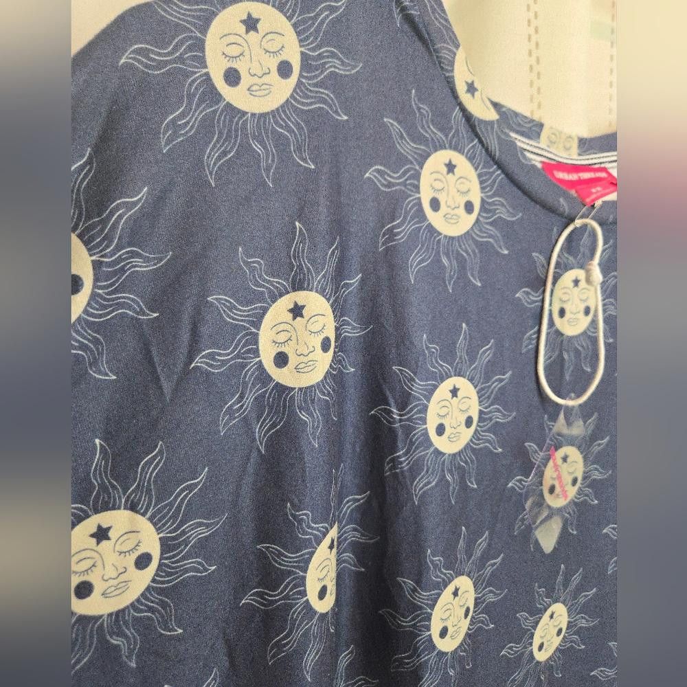 Other Urban Threads Navy/Cream MuMu Size L / US 10 / IT 46 - 4 Thumbnail