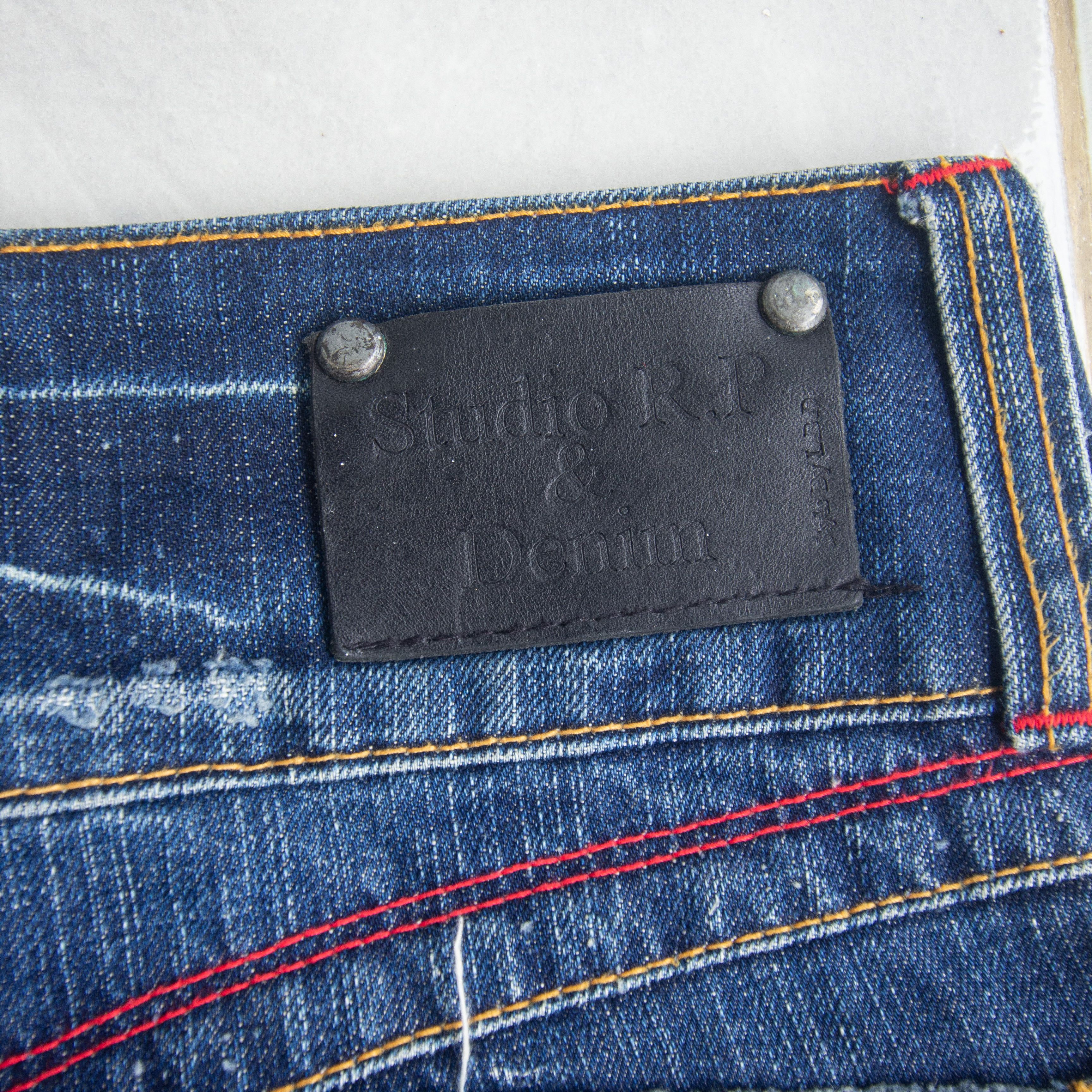 Japanese Brand Red Pepper Low Waist Bootcut Jeans Size 26" / US 2 / IT 38 - 11 Thumbnail