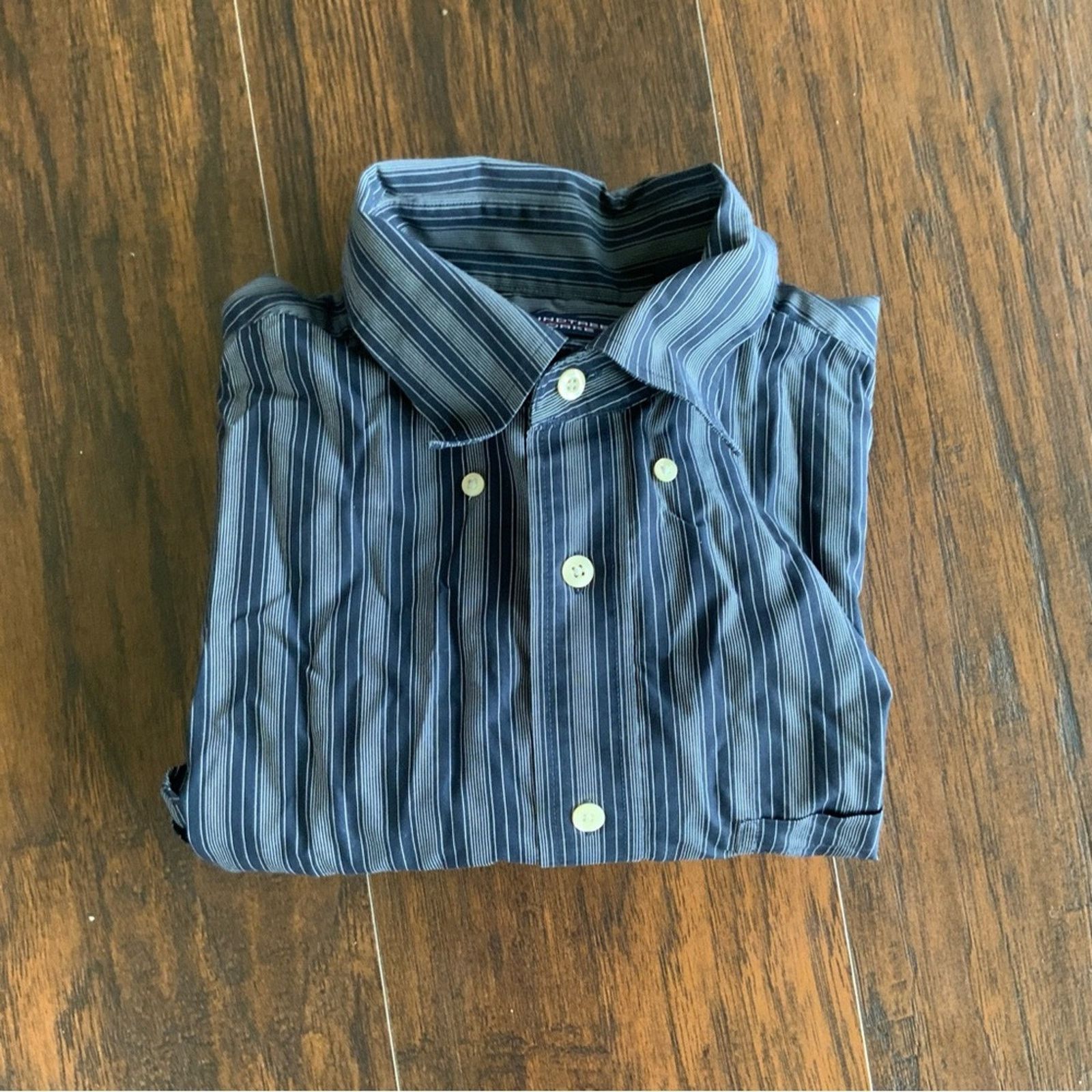 Roundtree & Yorke Striped button up shirt Size US L / EU 52-54 / 3 - 1 Thumbnail