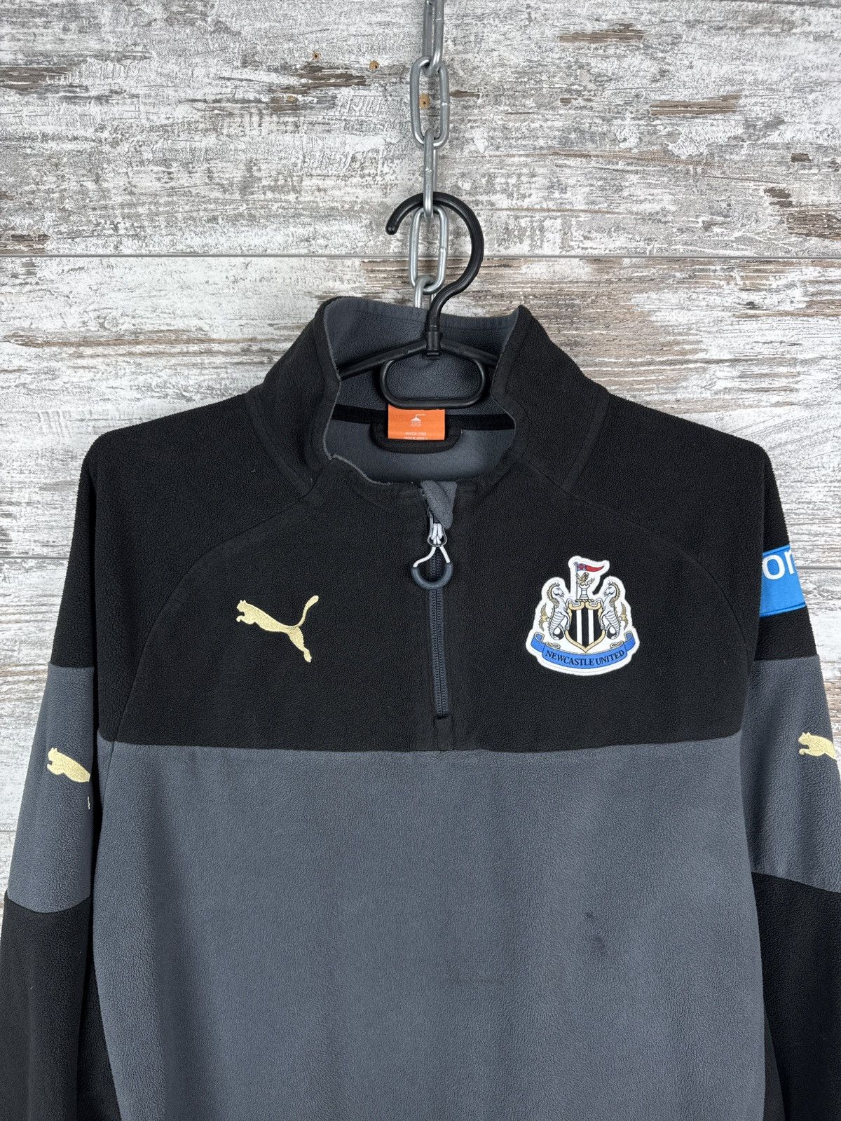 Puma × Vintage Mens Vintage Puma Newcastle United fleece sweatshirt jersey Size US L / EU 52-54 / 3 - 2 Thumbnail