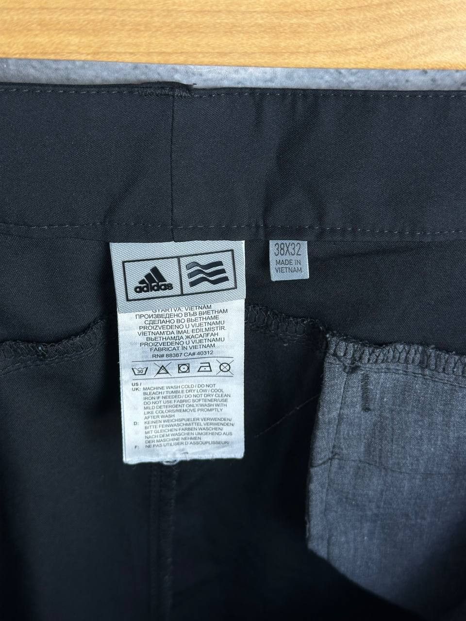 Adidas Adidas Advantage Black Pants CD5661 Open Flat Trouser Hem Size US 38 / EU 54 - 12 Thumbnail