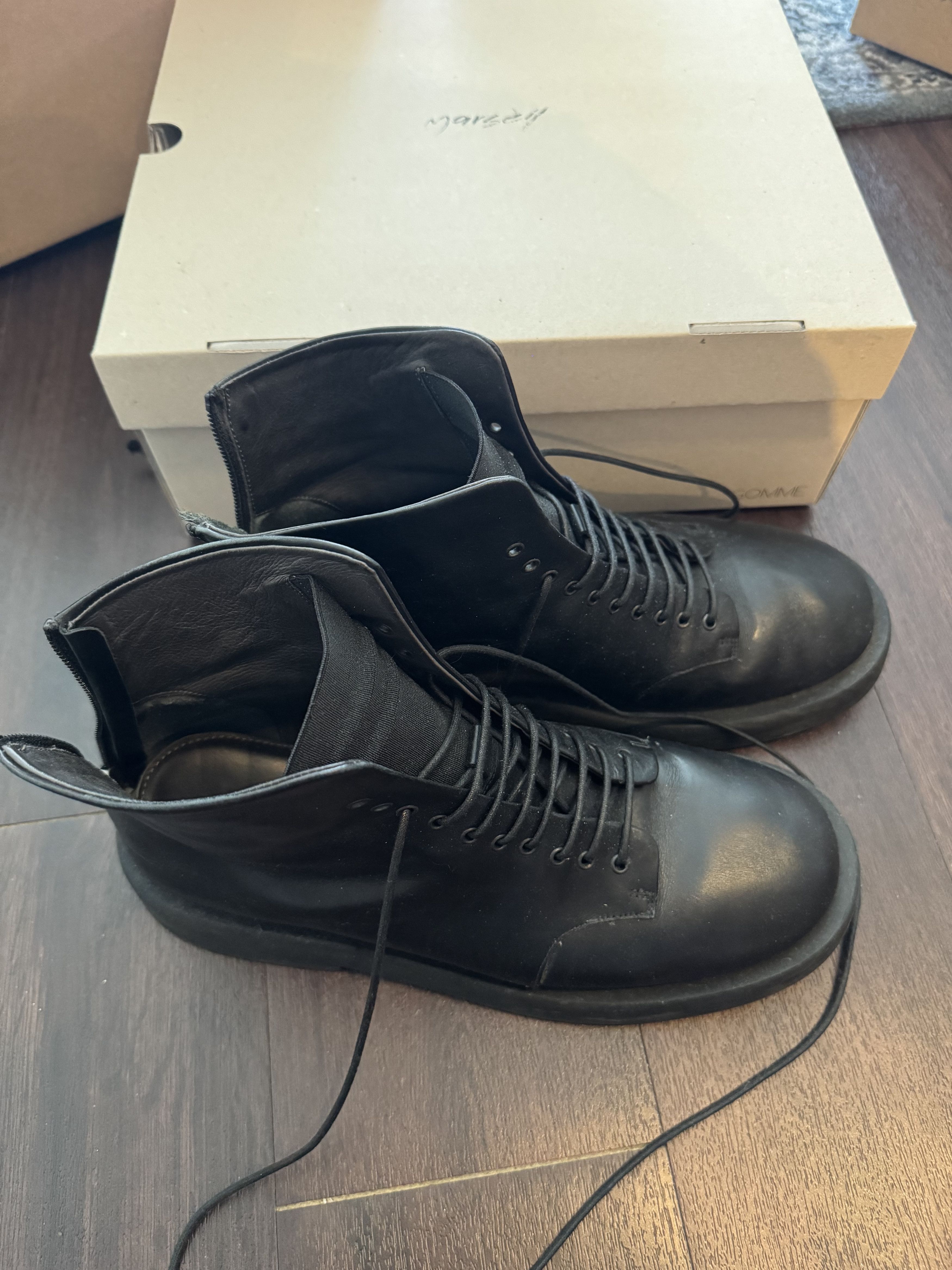 Marsell Black Gomme Gommello Boots Size US 9 / EU 42 - 2 Thumbnail