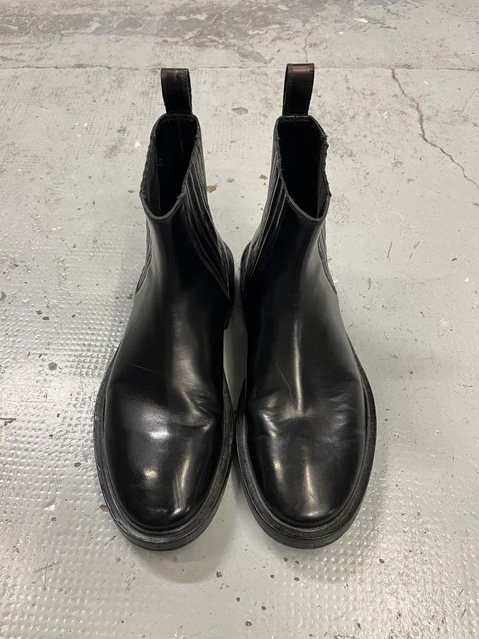 Balenciaga Balenciaga Black Premium Chelsea Classy Leather Boots Size US 8 / EU 41 - 4 Thumbnail