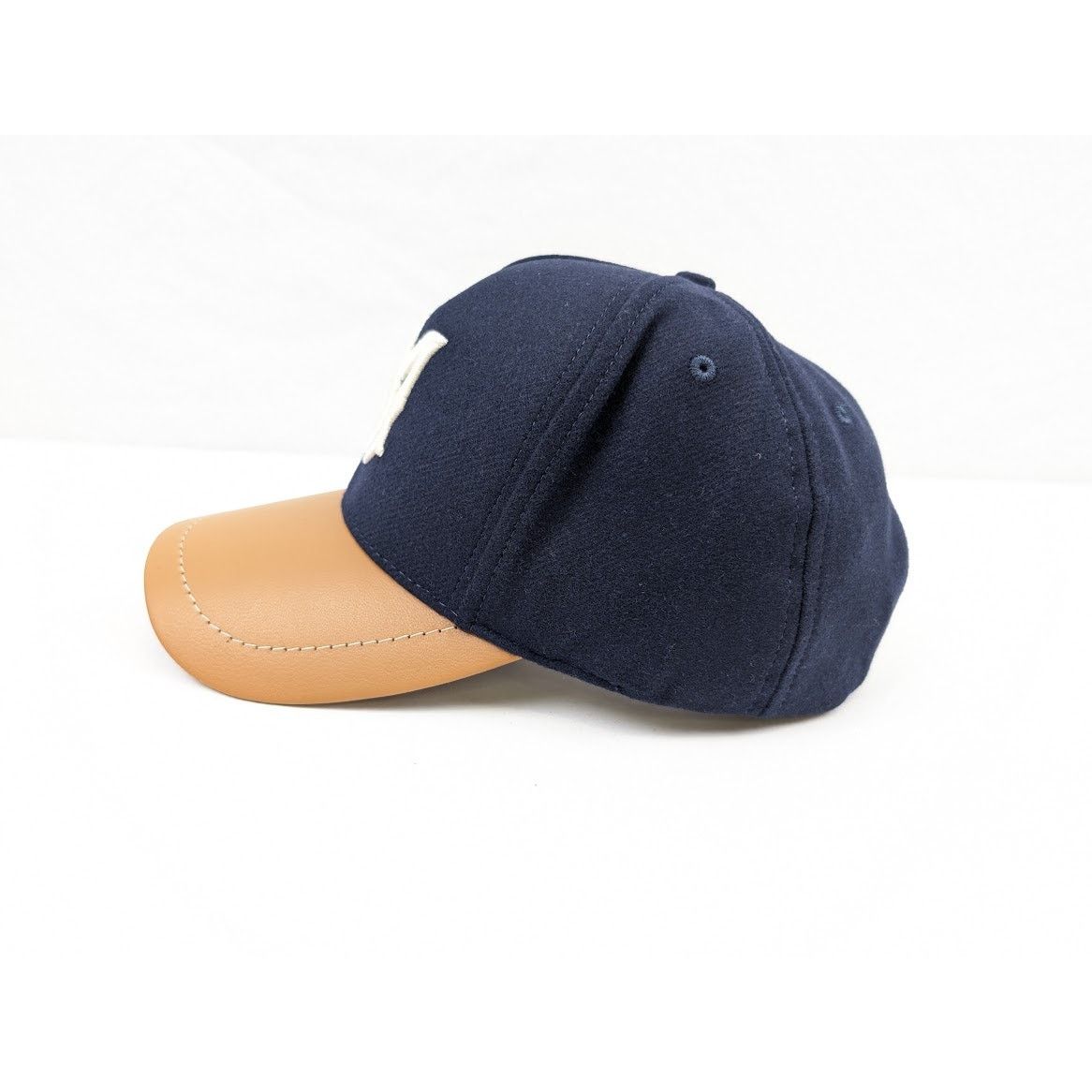 Amiri o1rshd1 Size: OS / Wool/Leather MA Hat / Cap in Navy Size ONE SIZE - 8 Thumbnail