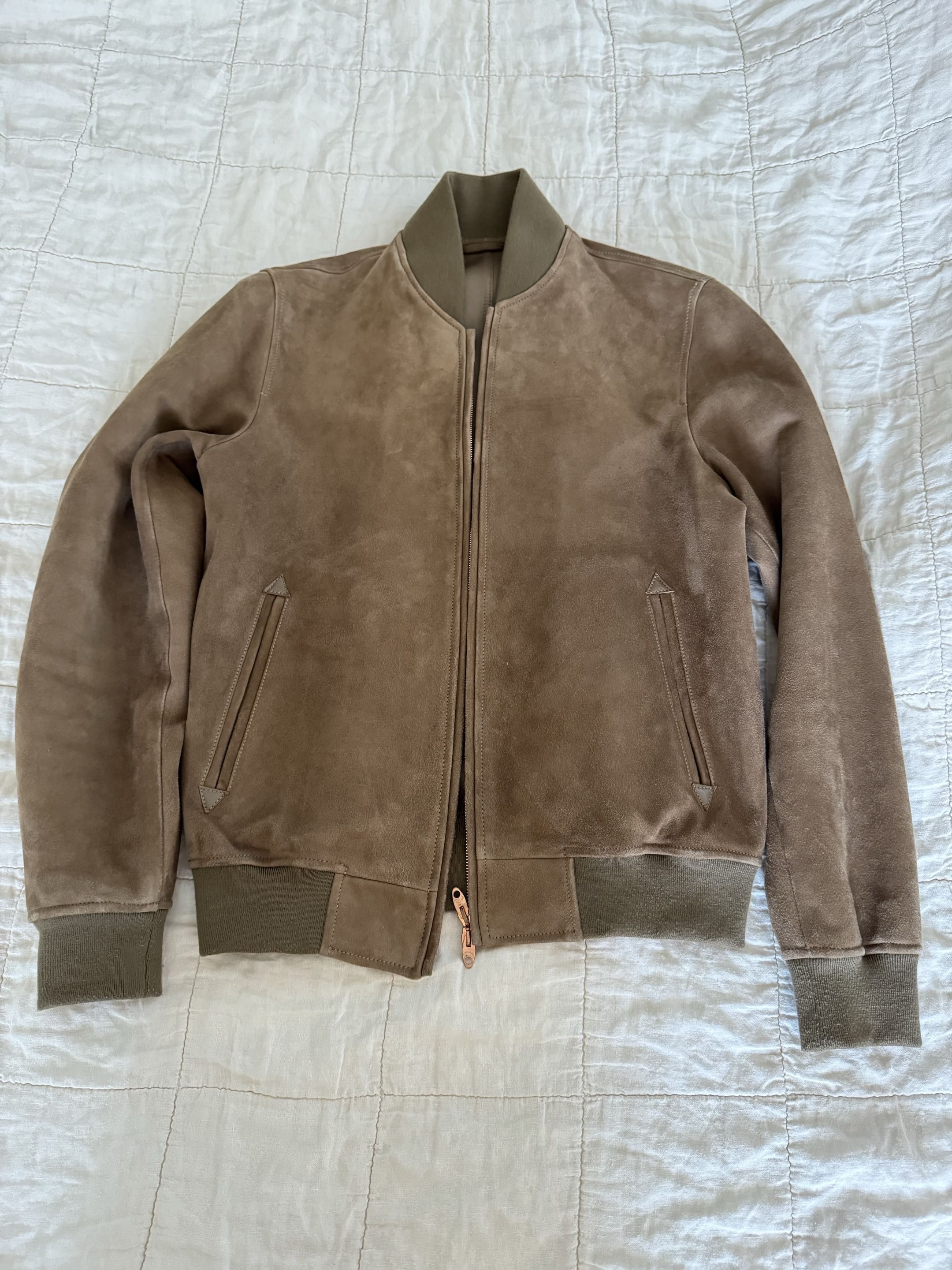 President's Nappa Suede Bomber Jacket Size US M / EU 48-50 / 2 - 1 Thumbnail