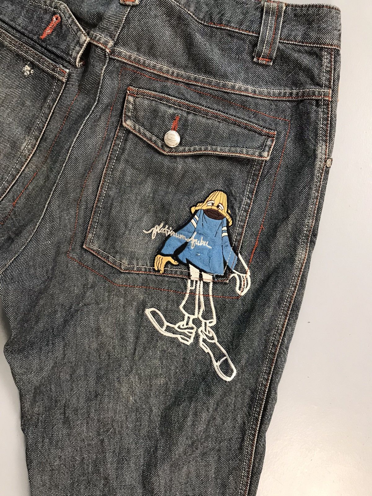 Fubu Vintage Fubu platinum embroidered denim Size US 34 / EU 50 - 11 Thumbnail