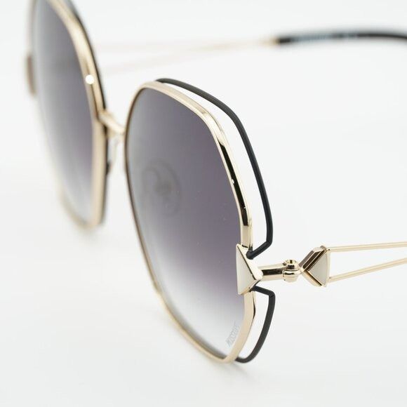 Missoni Missoni MIS 0075/S 0RHL 9O Sunglasses Gold/Black Geometric Size ONE SIZE - 6 Thumbnail