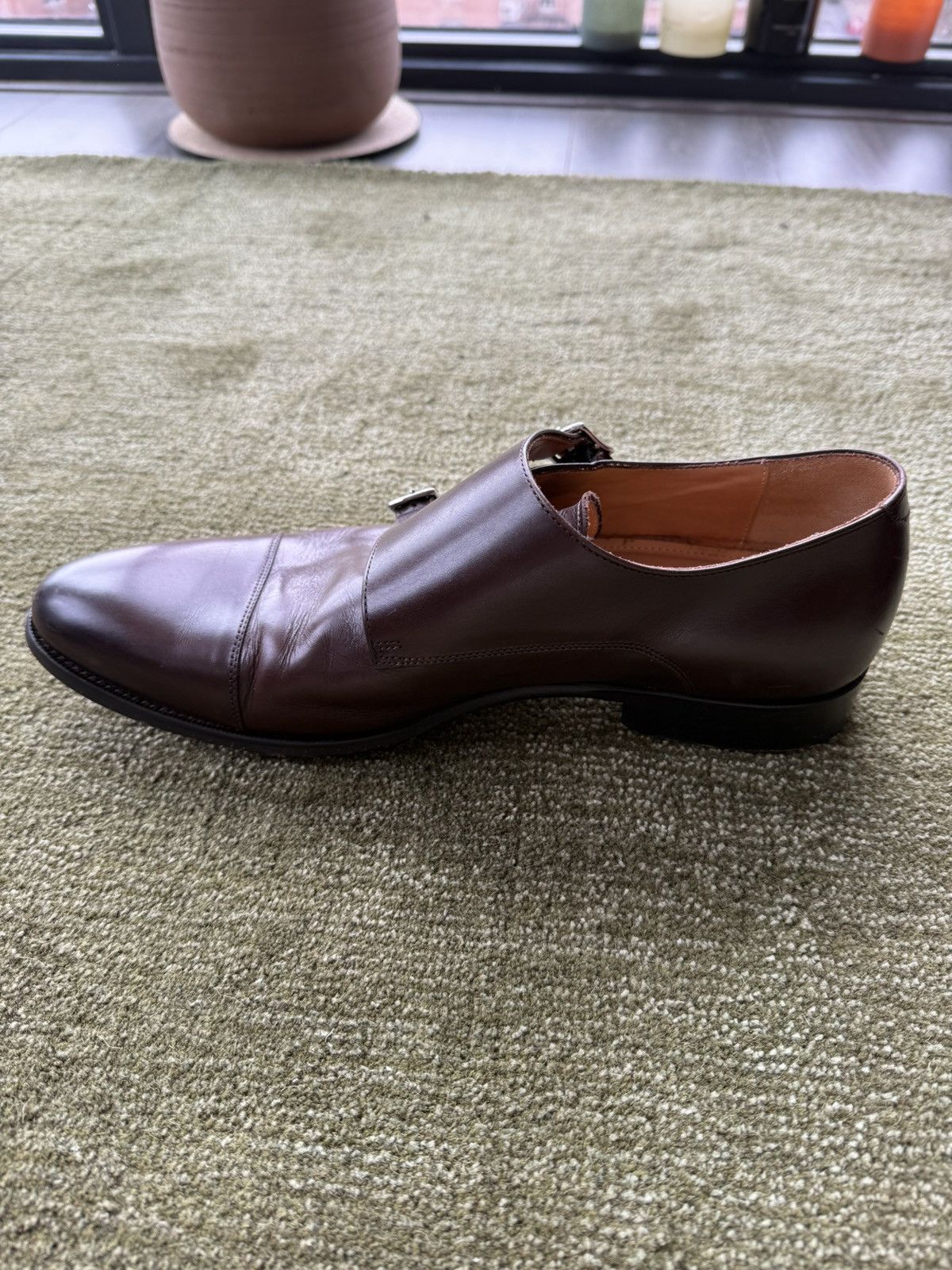 Suitsupply Brown double monk strap dress shoes Size US 13 / EU 46 - 5 Thumbnail