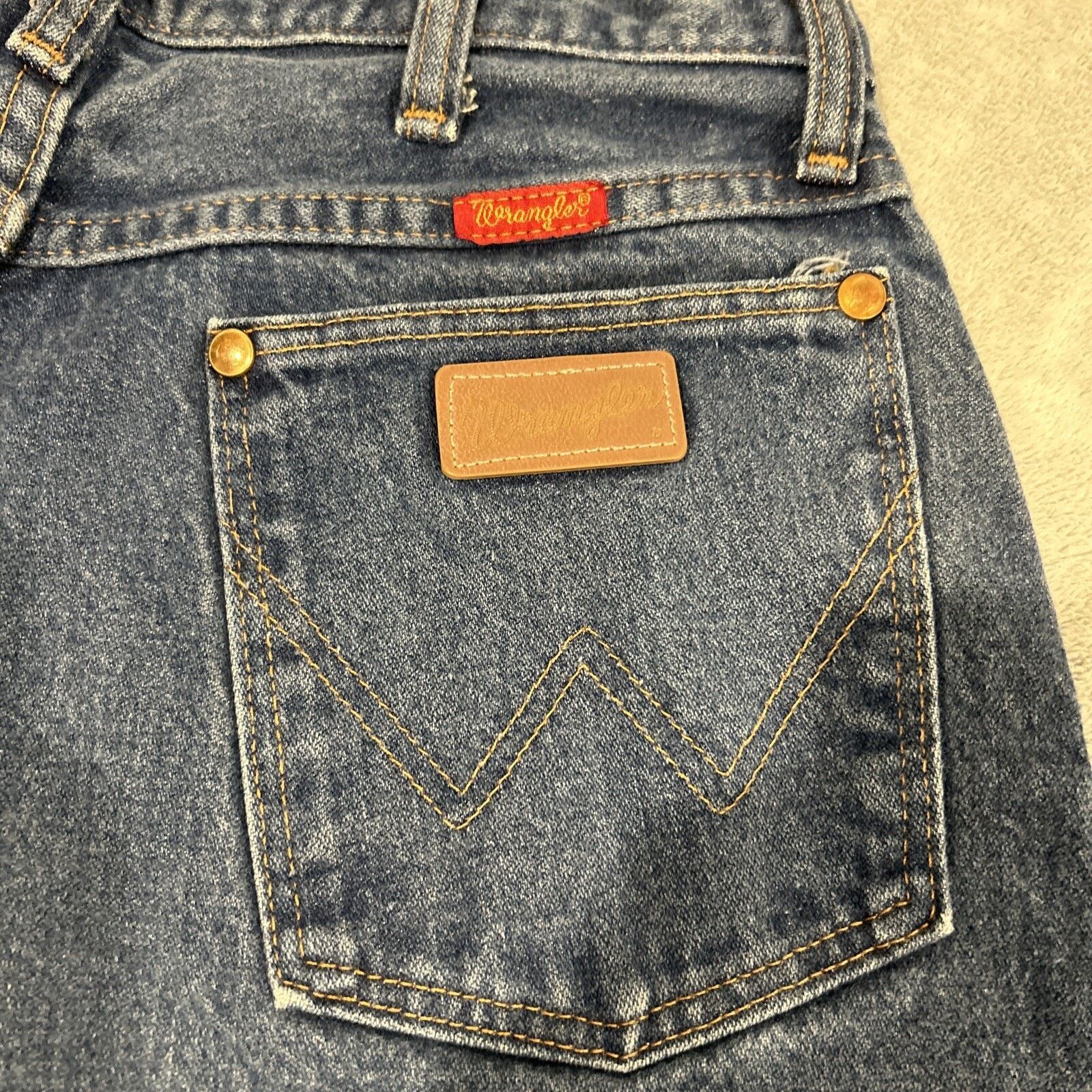 Wrangler Wrangler USA Made Straight Jeans Womens 13 31x34 12MWZG Size 31" - 2 Thumbnail