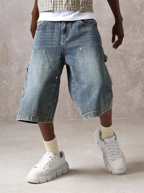Jean DENIM Jorts shorts jeans vintage Y2k Size US 30 / EU 46 - 1 Thumbnail
