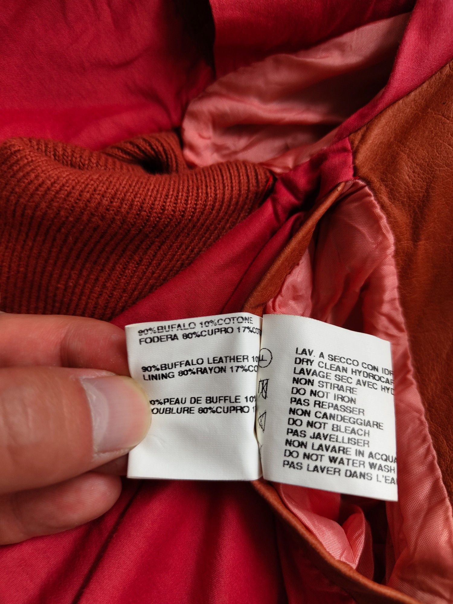 Rick Owens Rick Owens Rusty Orange Leather Jacket With A Drop Back Size S / US 4 / IT 40 - 9 Thumbnail