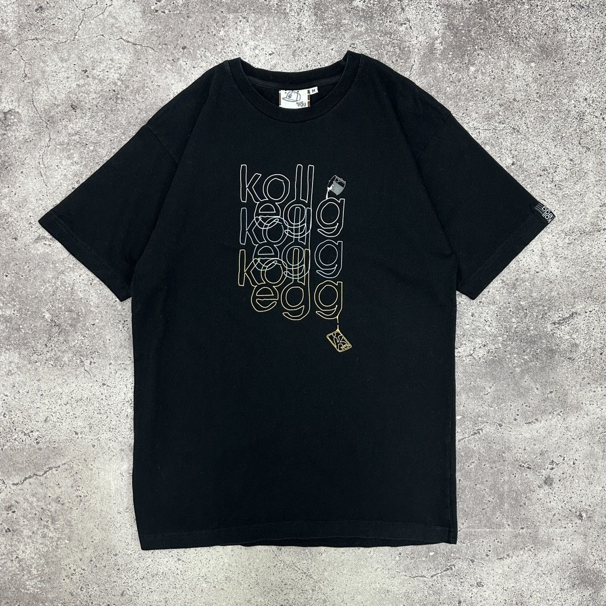 Vintage Vintage 00s Koll Egg Paint tee streetwear y2k heavyweight Size US M / EU 48-50 / 2 - 1 Thumbnail