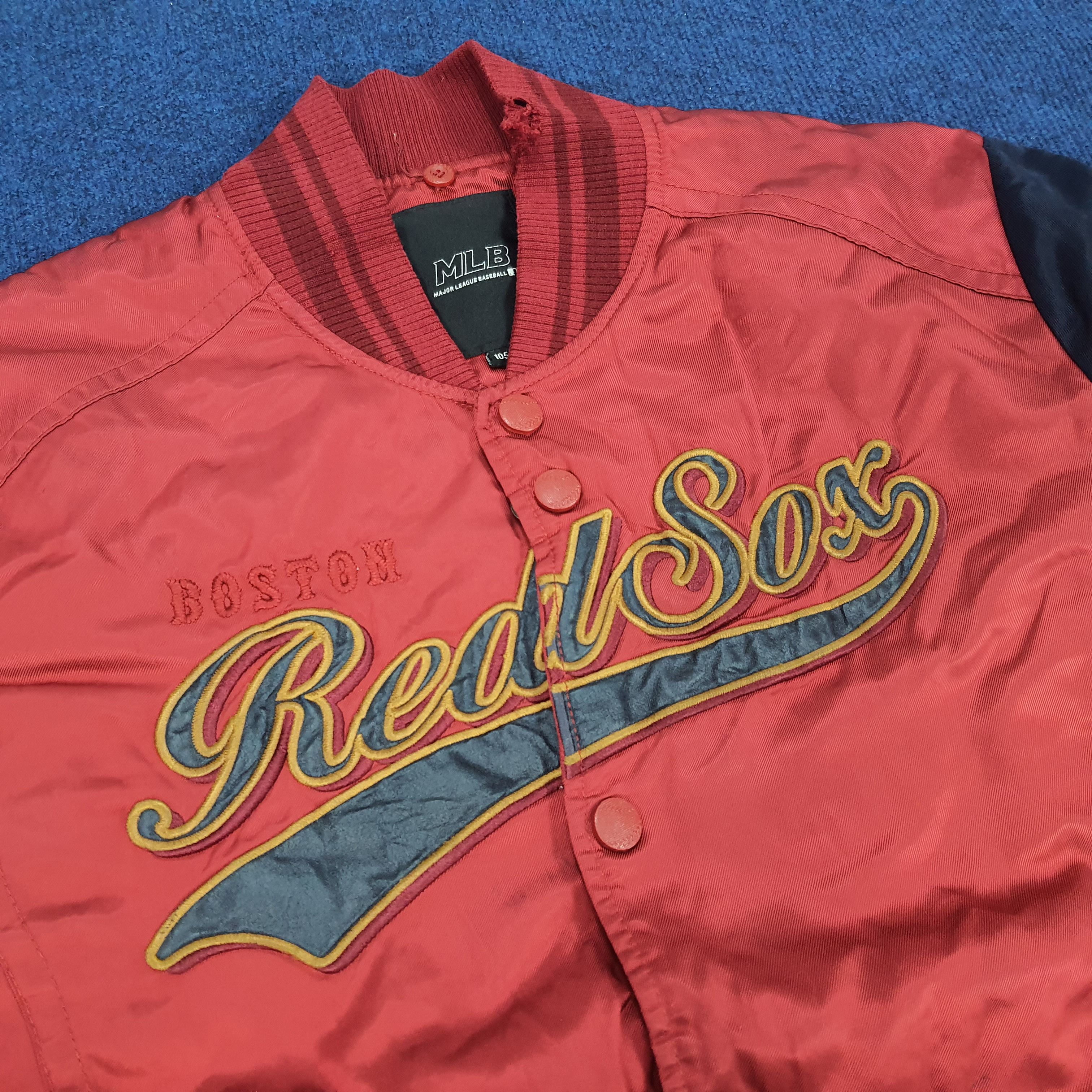 MLB × Vintage Vintage MLB Boston Red Sox Sportswear Player Varsity Jacket Size US L / EU 52-54 / 3 - 2 Thumbnail