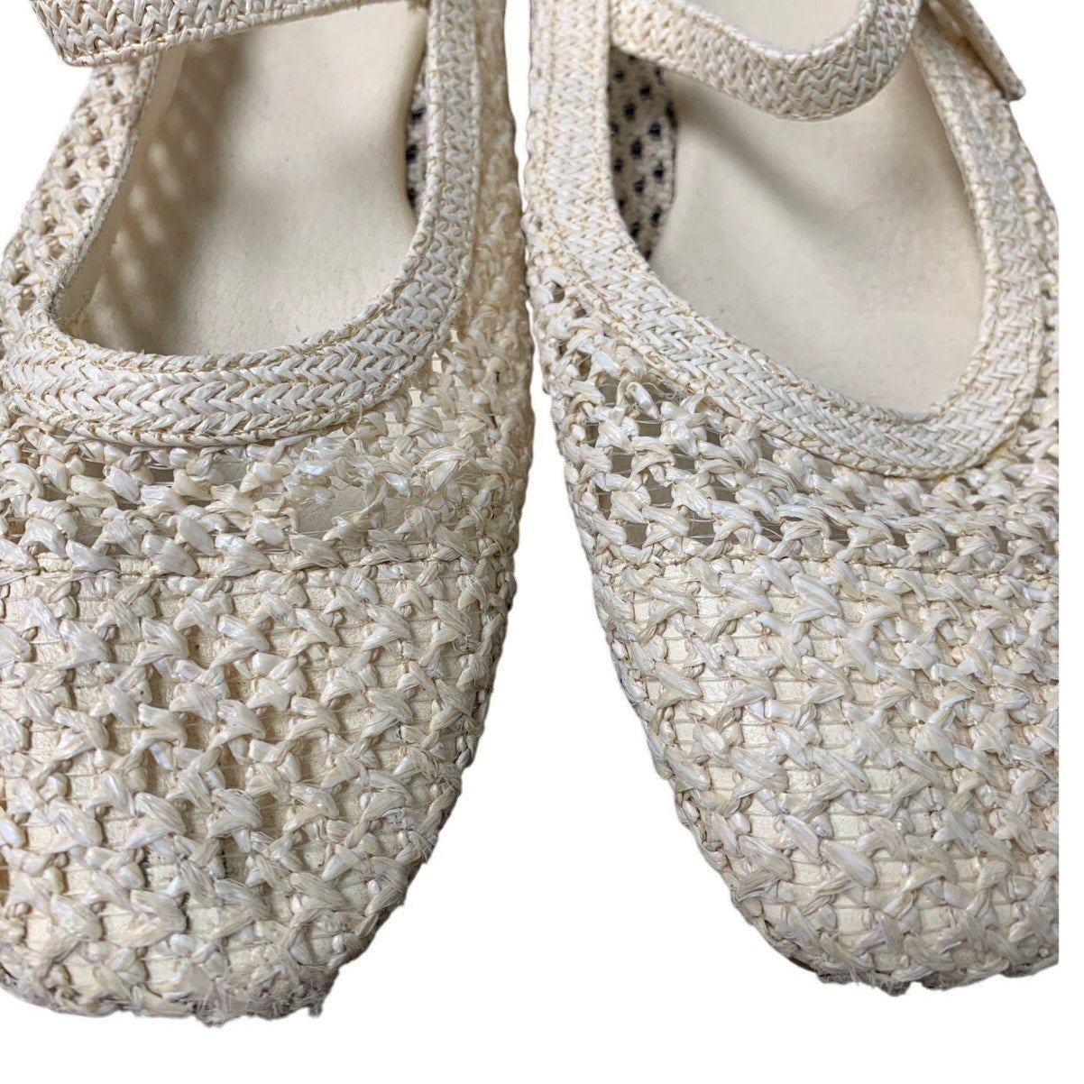 Other Trary Women's Size 9 Tan Woven Straw Mary Jane Sandals Size US 9 / IT 39 - 5 Thumbnail