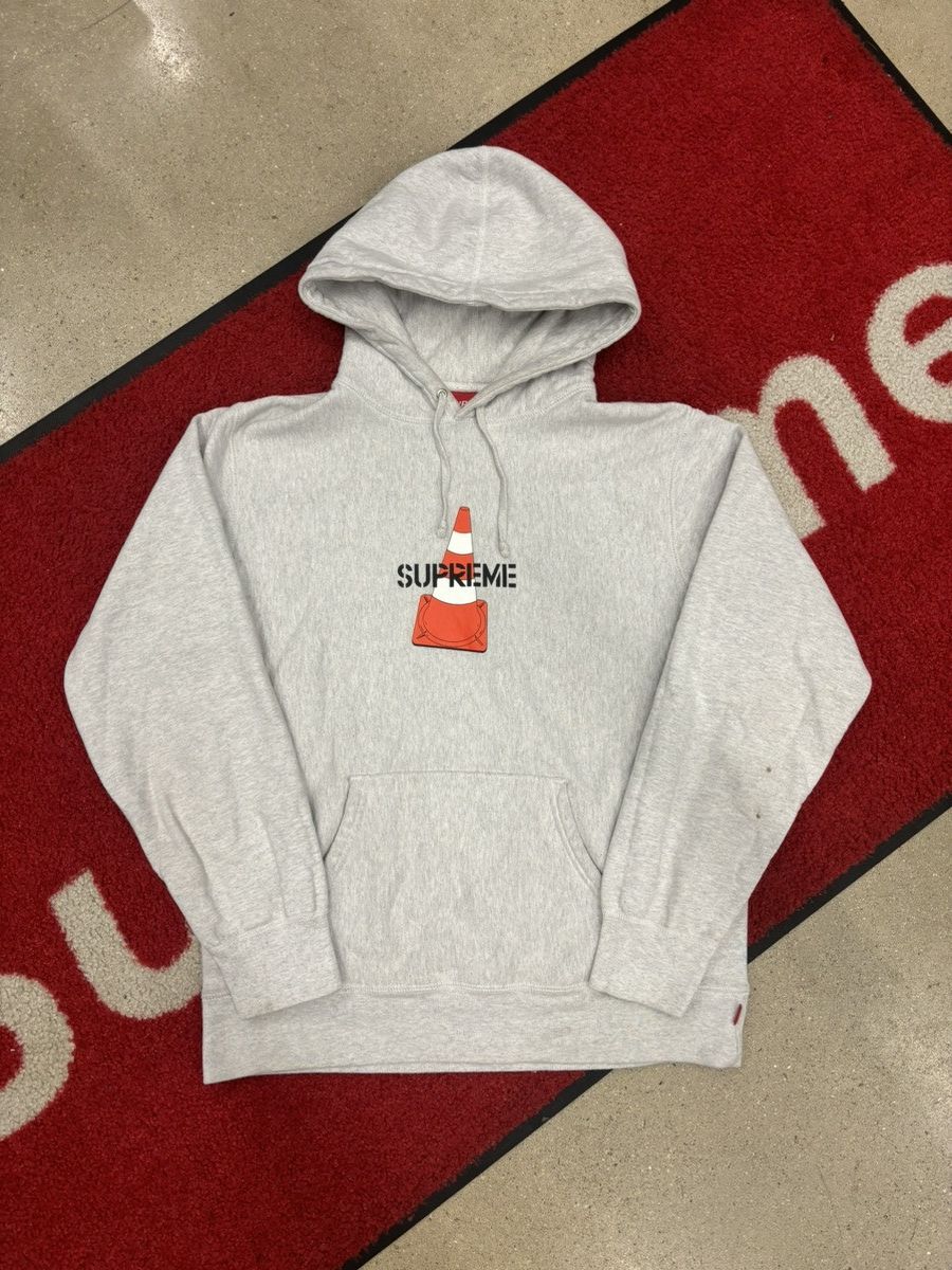 Supreme factory cone hoodie grey