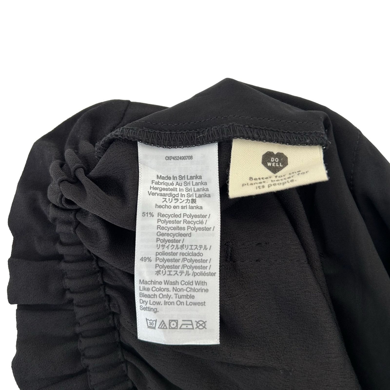 Madewell Madewell Black Drapey Drawstring Paperbag Pants Sz 4 Size 27" / US 4 / IT 40 - 4 Thumbnail