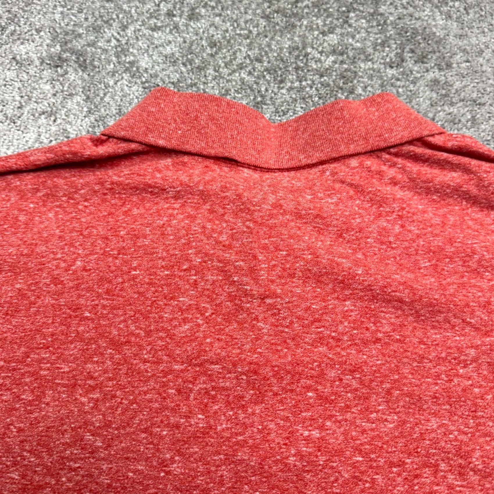 Vintage Foundry Shirt Mens 3XL Red The Supply Polo Heather Short Sleeve Pocket Casual Size US XXL / EU 58 / 5 - 4 Thumbnail