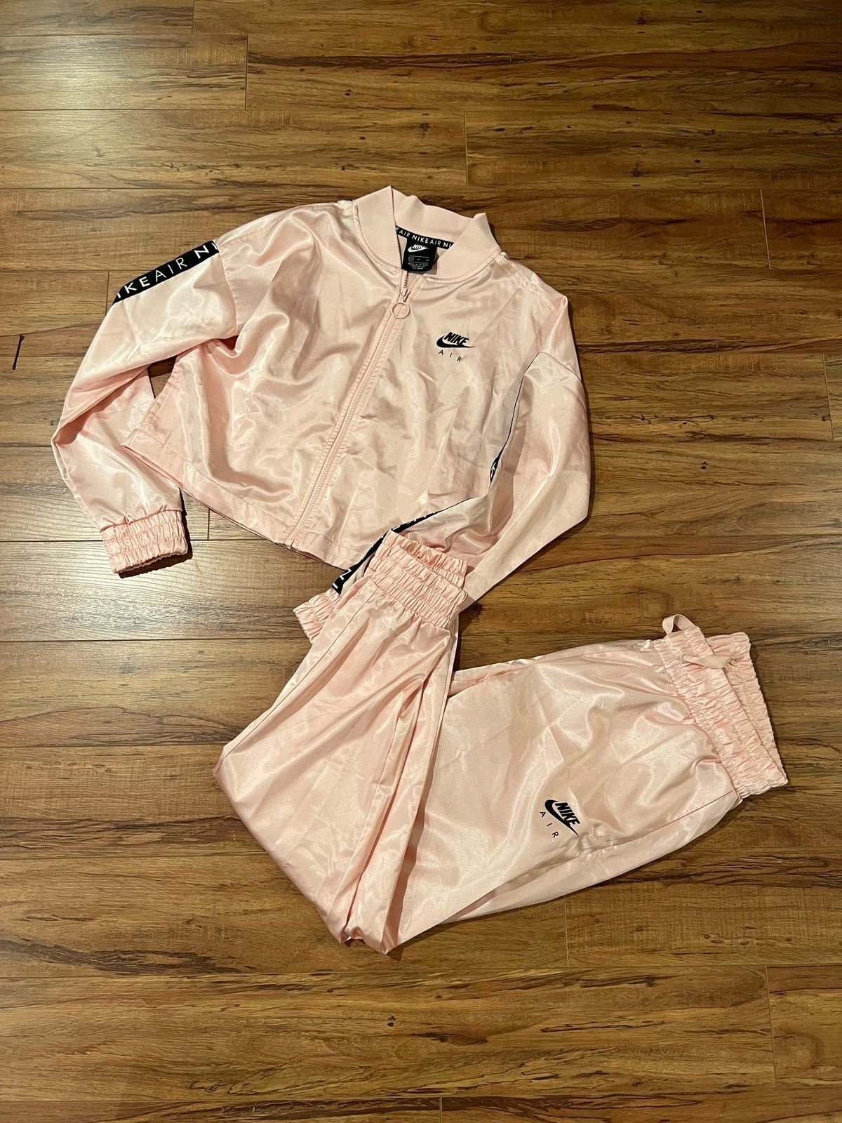 Nike Nike Satin pink tracksuit Size S / US 4 / IT 40 - 1 Thumbnail