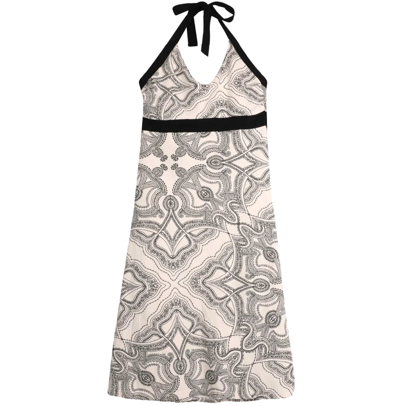 Patagonia Patagonia Womens Dress M Gray White Halter Knee Length Casual Retro T-Shirt Dress Mens? Size M / US 6-8 / IT 42-44 - 7 Thumbnail