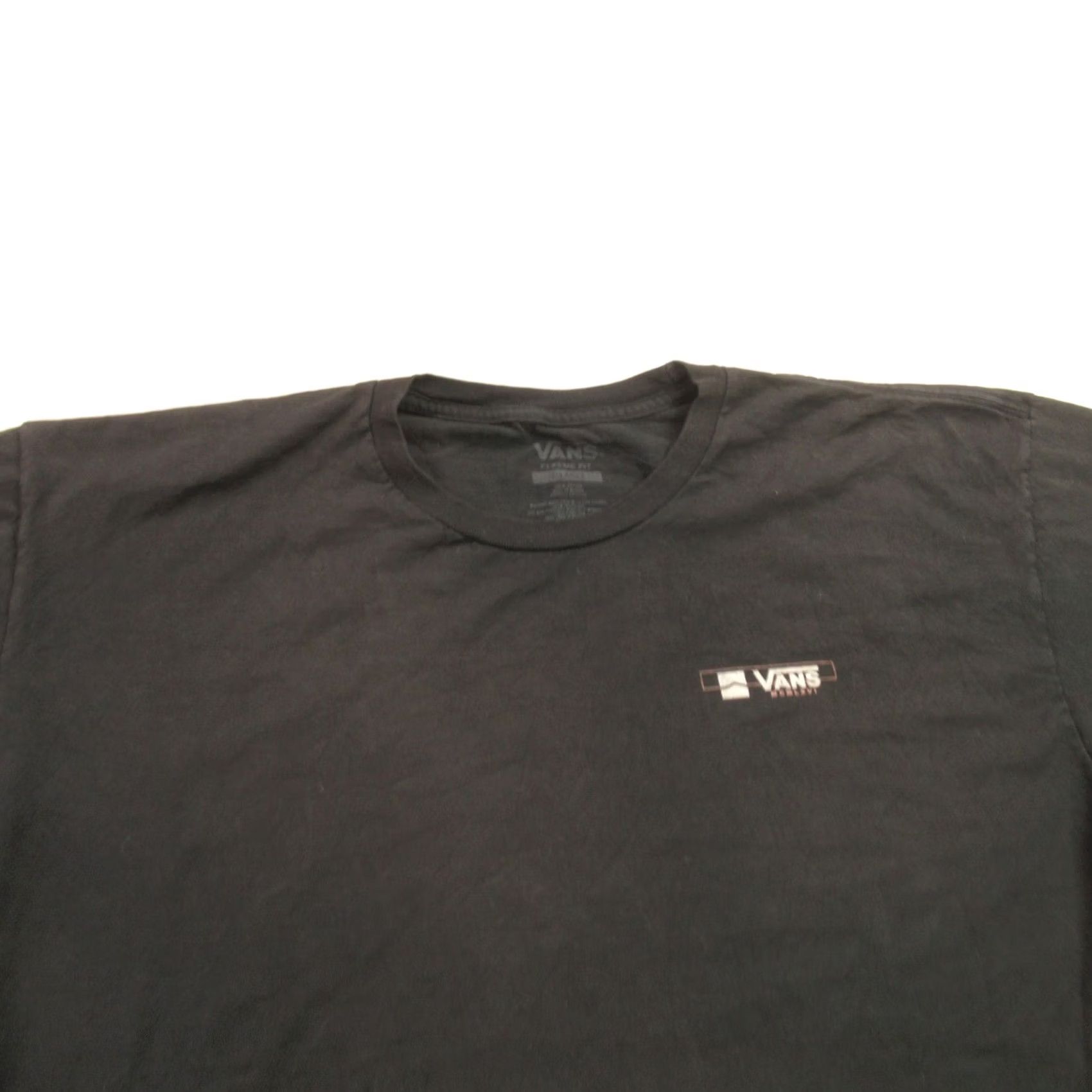 Vans Vans Shirt Mens XL Short Sleeve Crew Neck Black Lightweight Classic Fit Size US XL / EU 56 / 4 - 3 Thumbnail