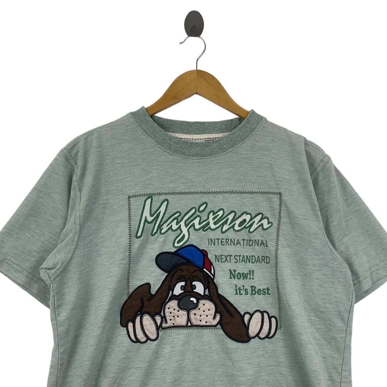 Vintage Vintage MAGIXSON JAPAN BULLDOG Embossed Tee Shirt Top Size L / US 10 / IT 46 - 2 Thumbnail