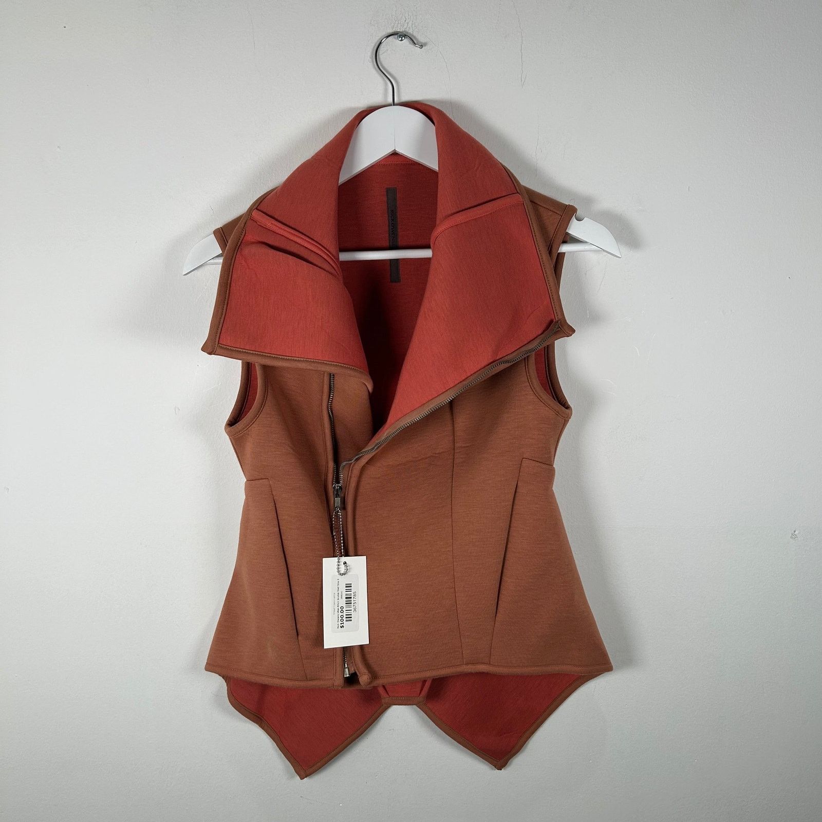 トップス Rick Owens OLMAR and MIRTA black vest Two outerwear pieces from early 2000s Olmar & Mirta's era