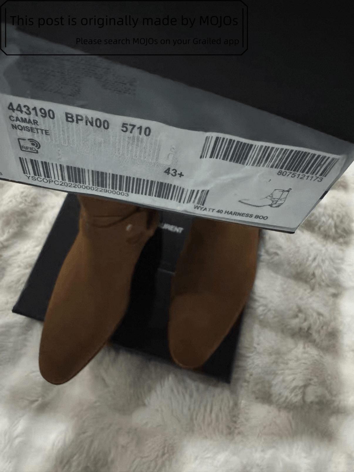 Saint Laurent Paris Sz 43.5 Saint Laurent Paris Wyatt 40 Harness Boots mojos1236 Size US 10.5 / EU 43-44 - 7 Thumbnail