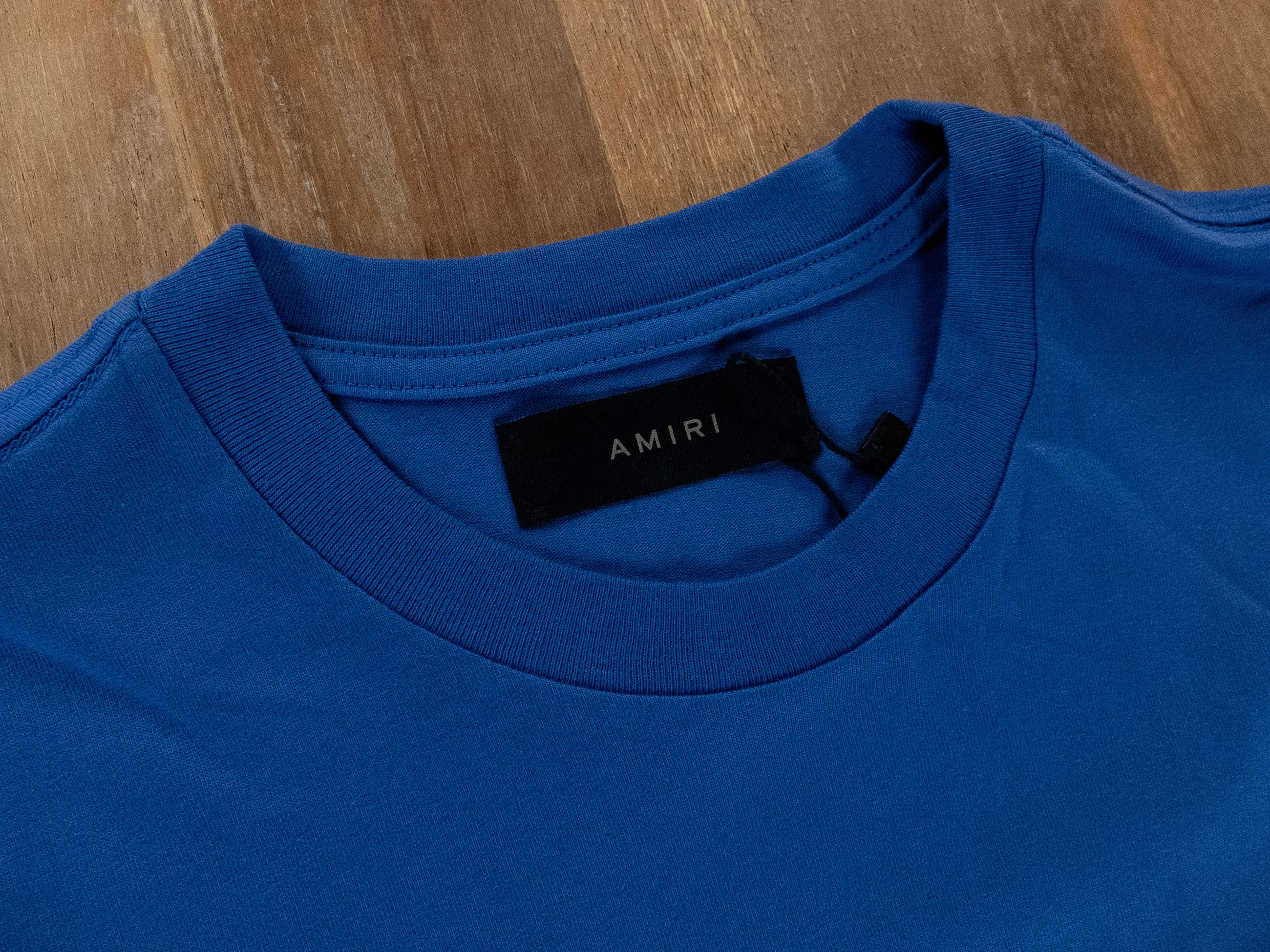 Amiri AMIRI Core collection blue logo print t-shirt Medium Size US M / EU 48-50 / 2 - 5 Thumbnail