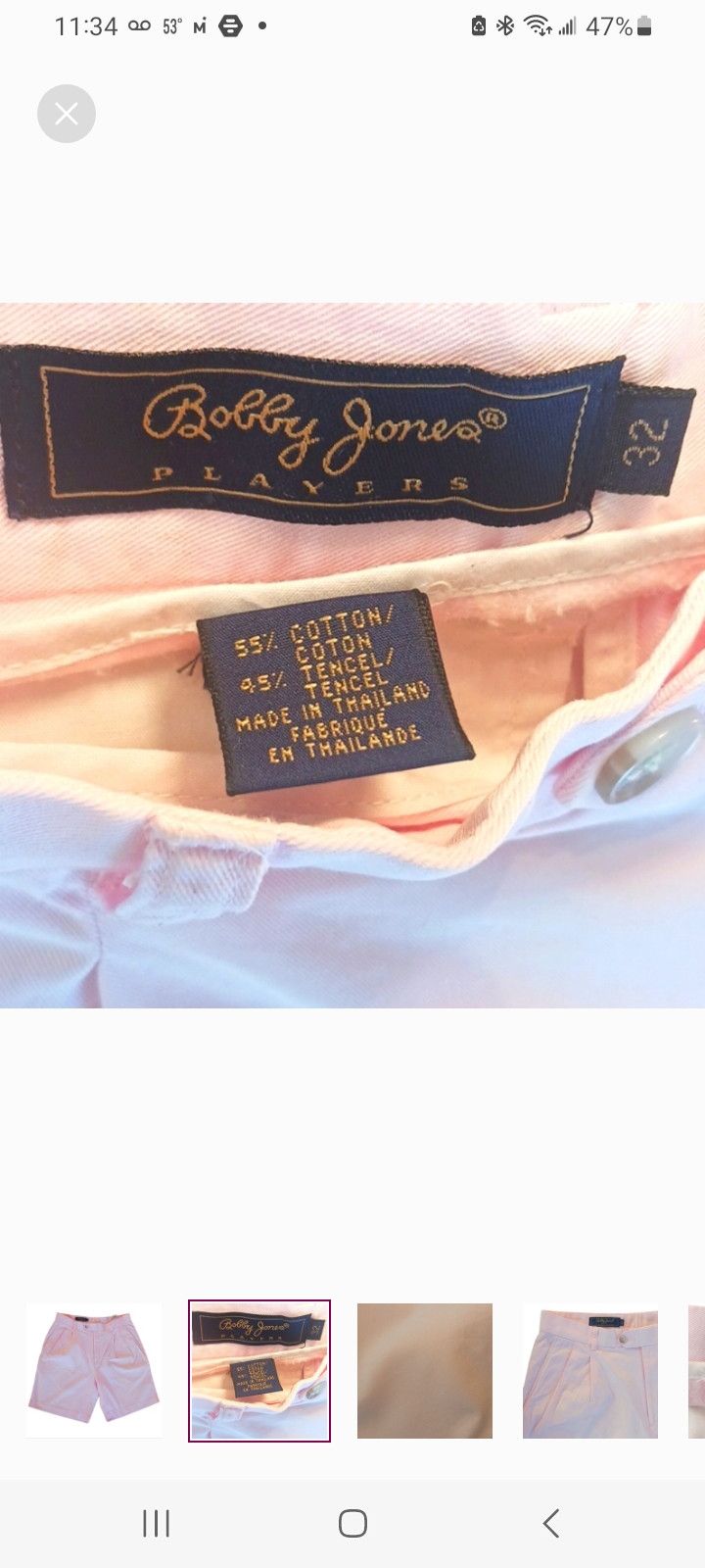 Bobby Jones Bobby Jones Players Shorts-Vintage Size US 32 / EU 48 - 2 Thumbnail