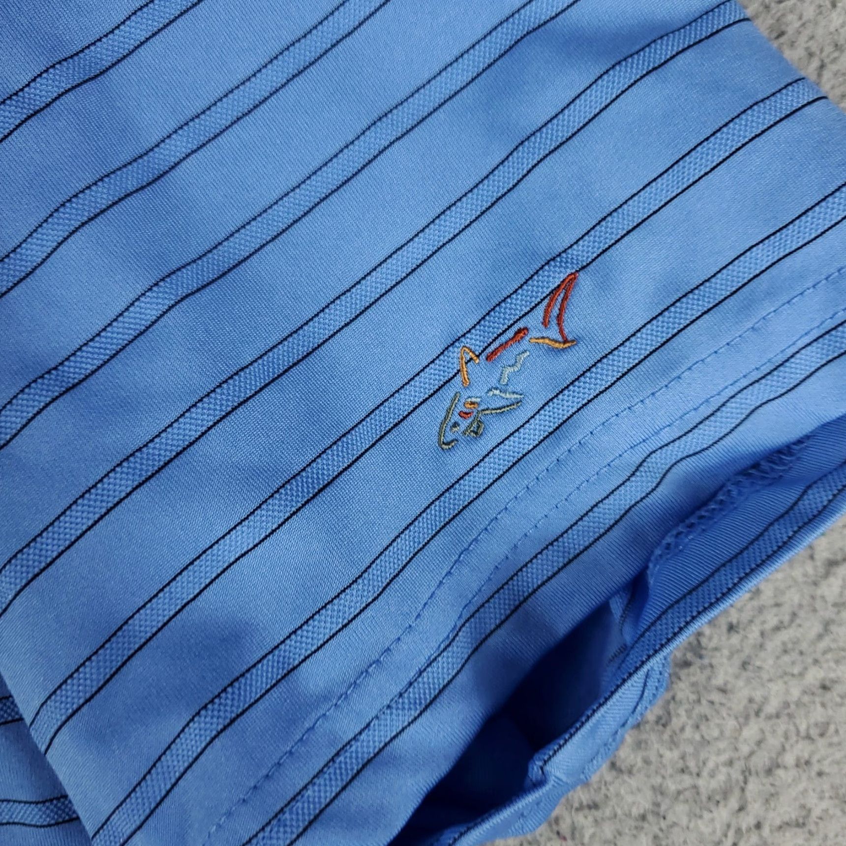 Vintage Greg Norman Polo Shirt Mens XL Blue Striped Polo Shirt Casual Short Sleeve Size US XL / EU 56 / 4 - 3 Thumbnail