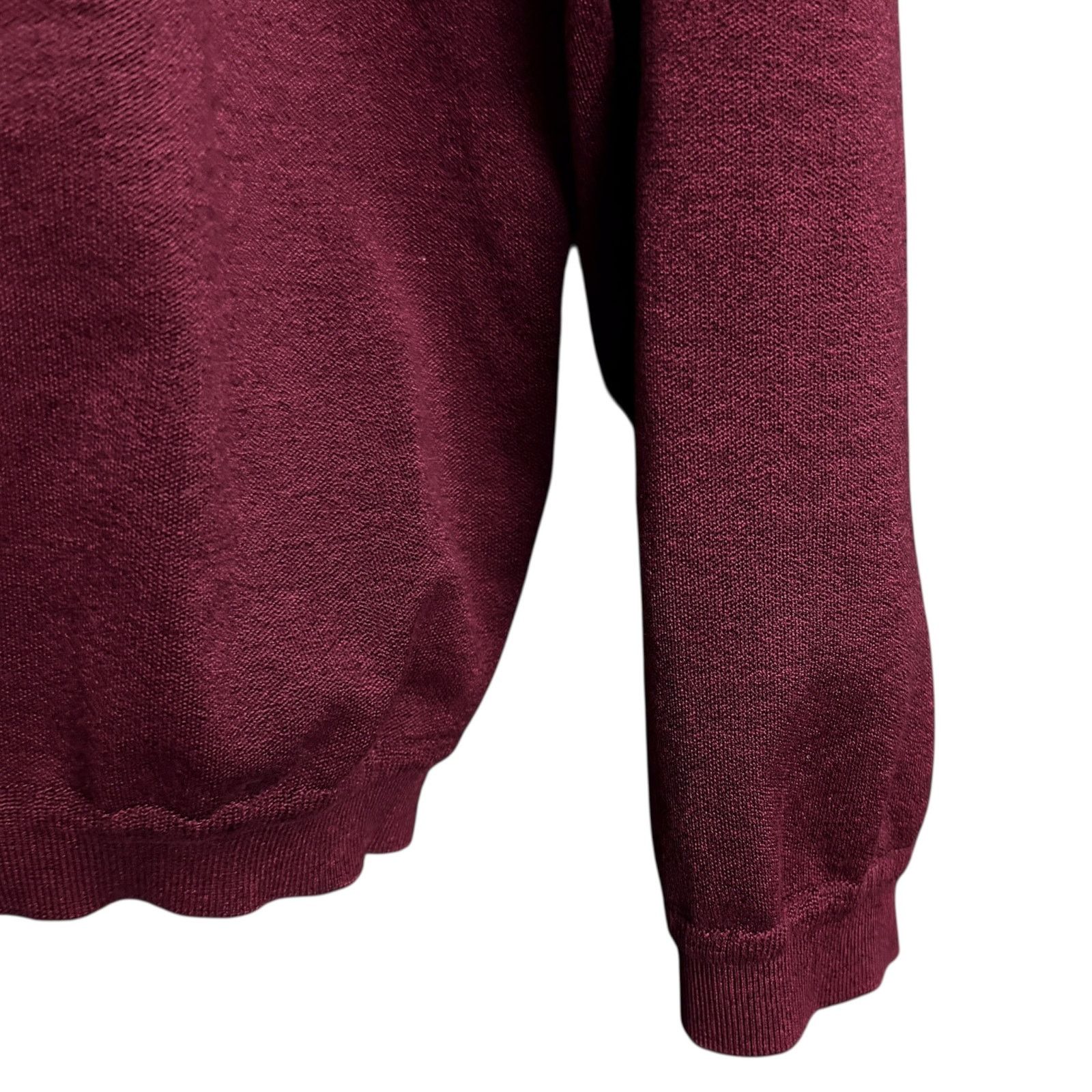 St. Croix Vtg St. Croix Knits Dark Red Long Sleeve Polo Shirt XLT Long Size US XL / EU 56 / 4 - 6 Thumbnail