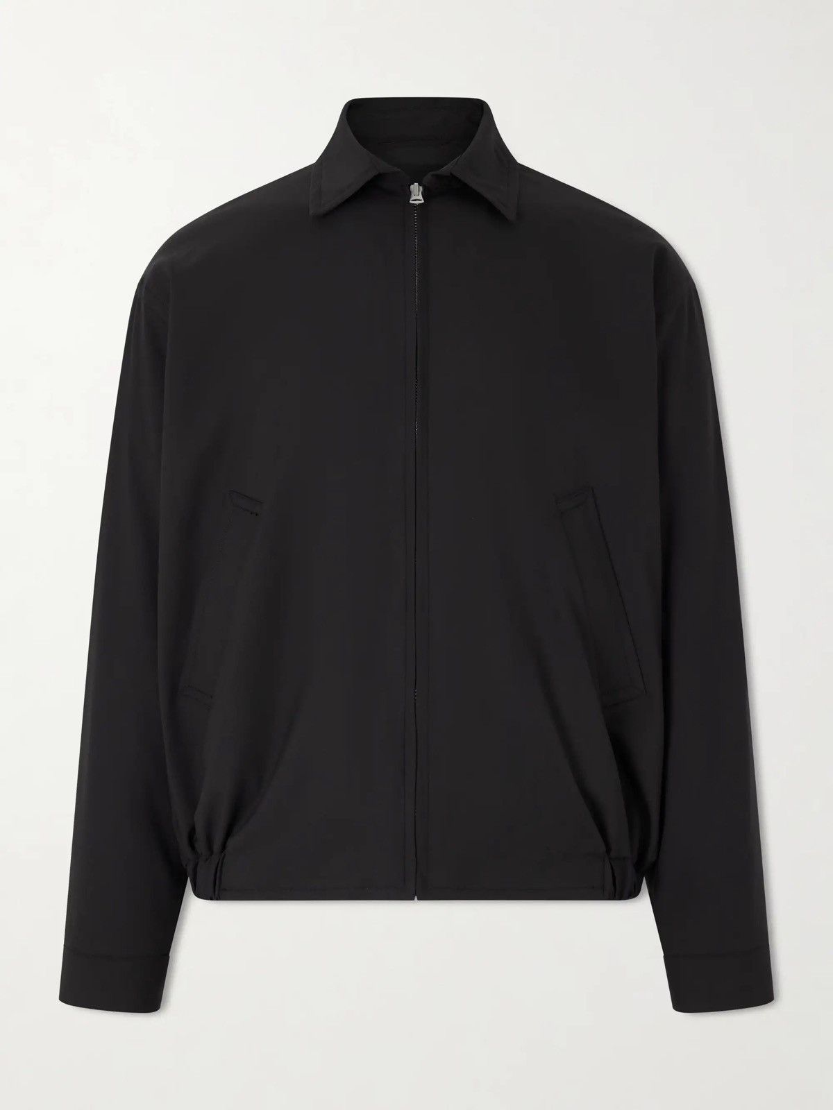 Wool Poplin Blouson - Ink Black - Sz 4, Men's
