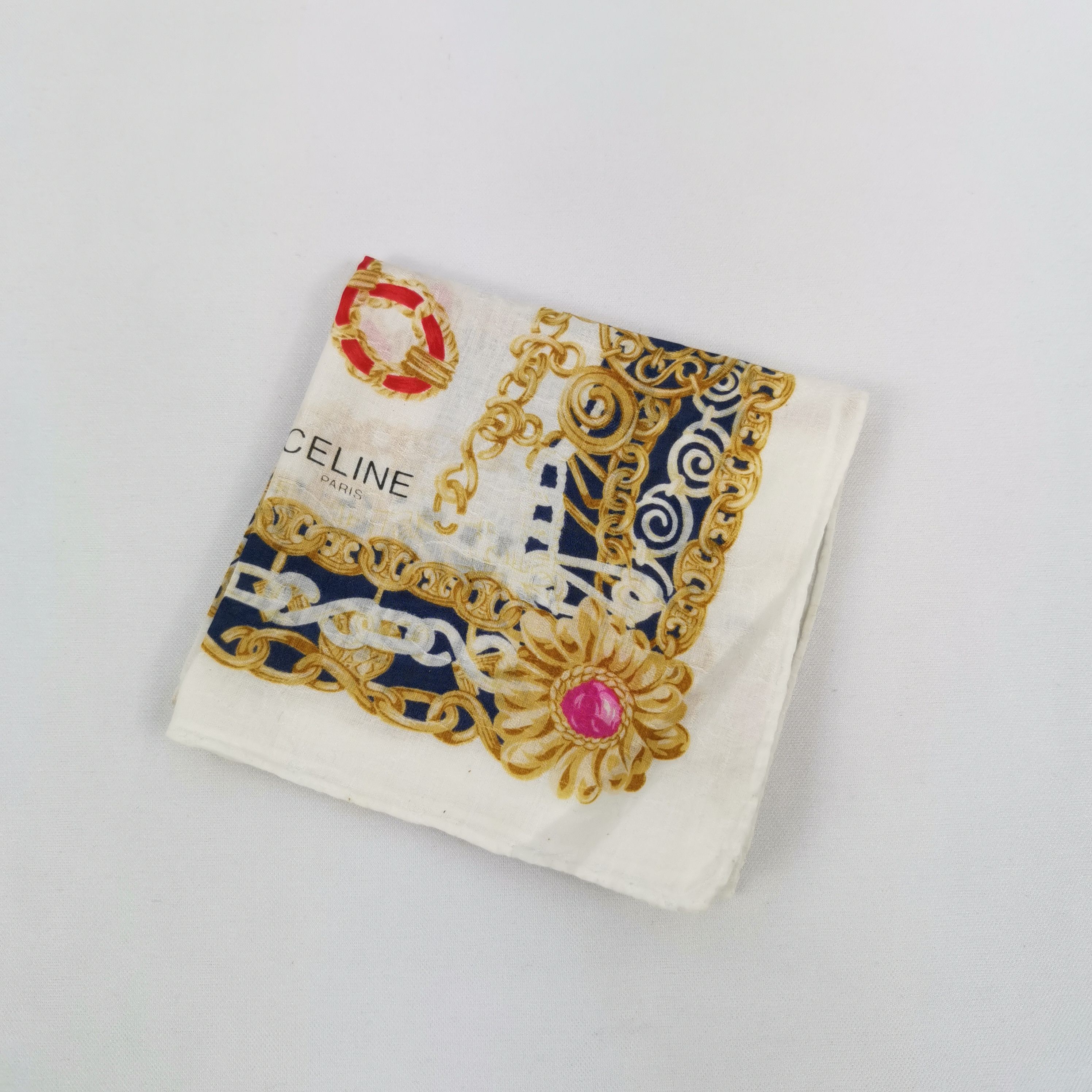 Celine Vintage Celine Paris Handkerchief Neckerchief Bandana Size ONE SIZE - 4 Thumbnail