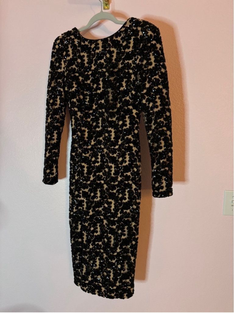 Dress the Population Women's Dress the Population Black Sequin Dress Size S Size S / US 4 / IT 40 - 1 Thumbnail