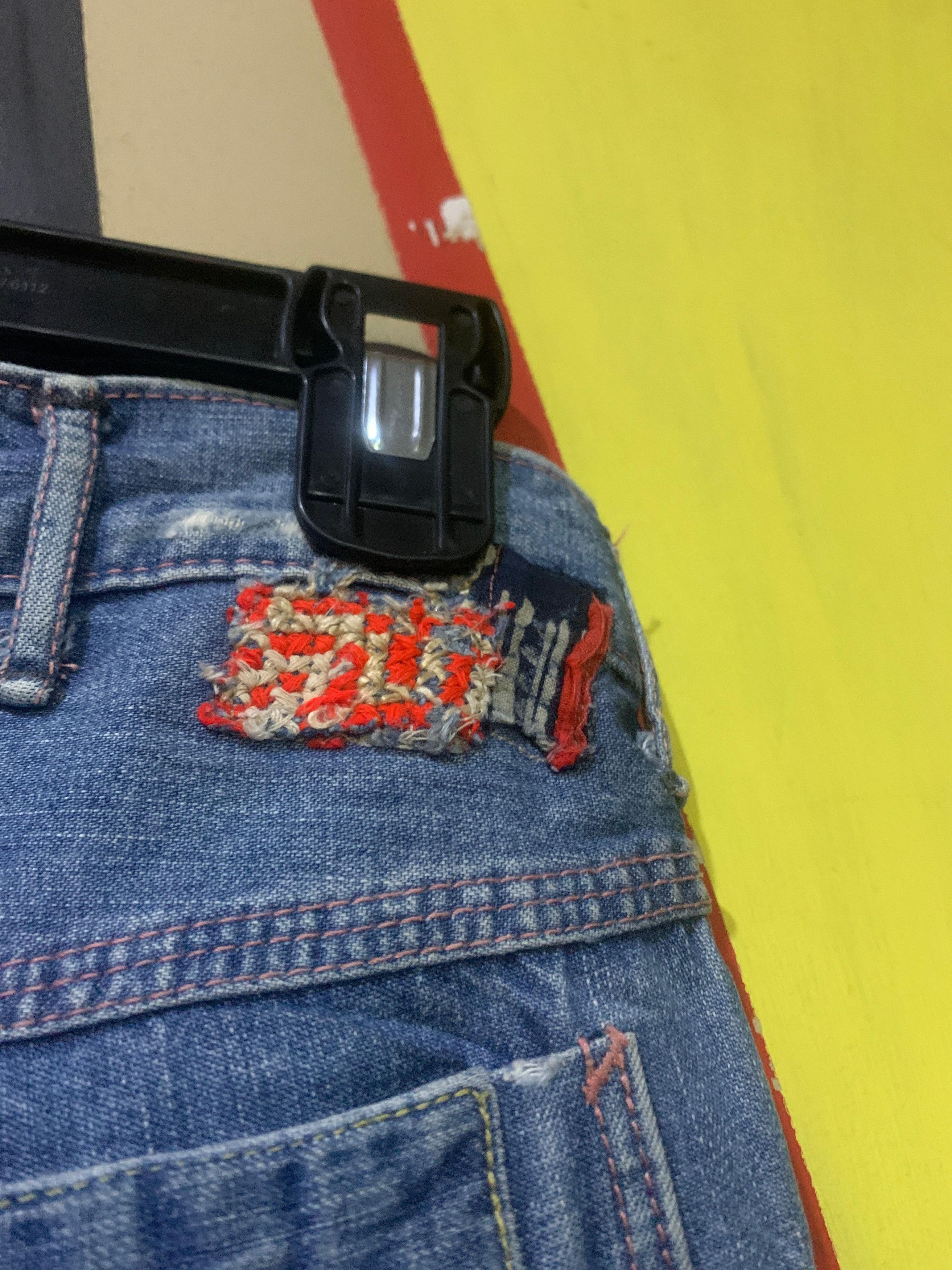 Japanese Brand × Orslow Denim pants orslow patchwork Size US 30 / EU 46 - 5 Thumbnail