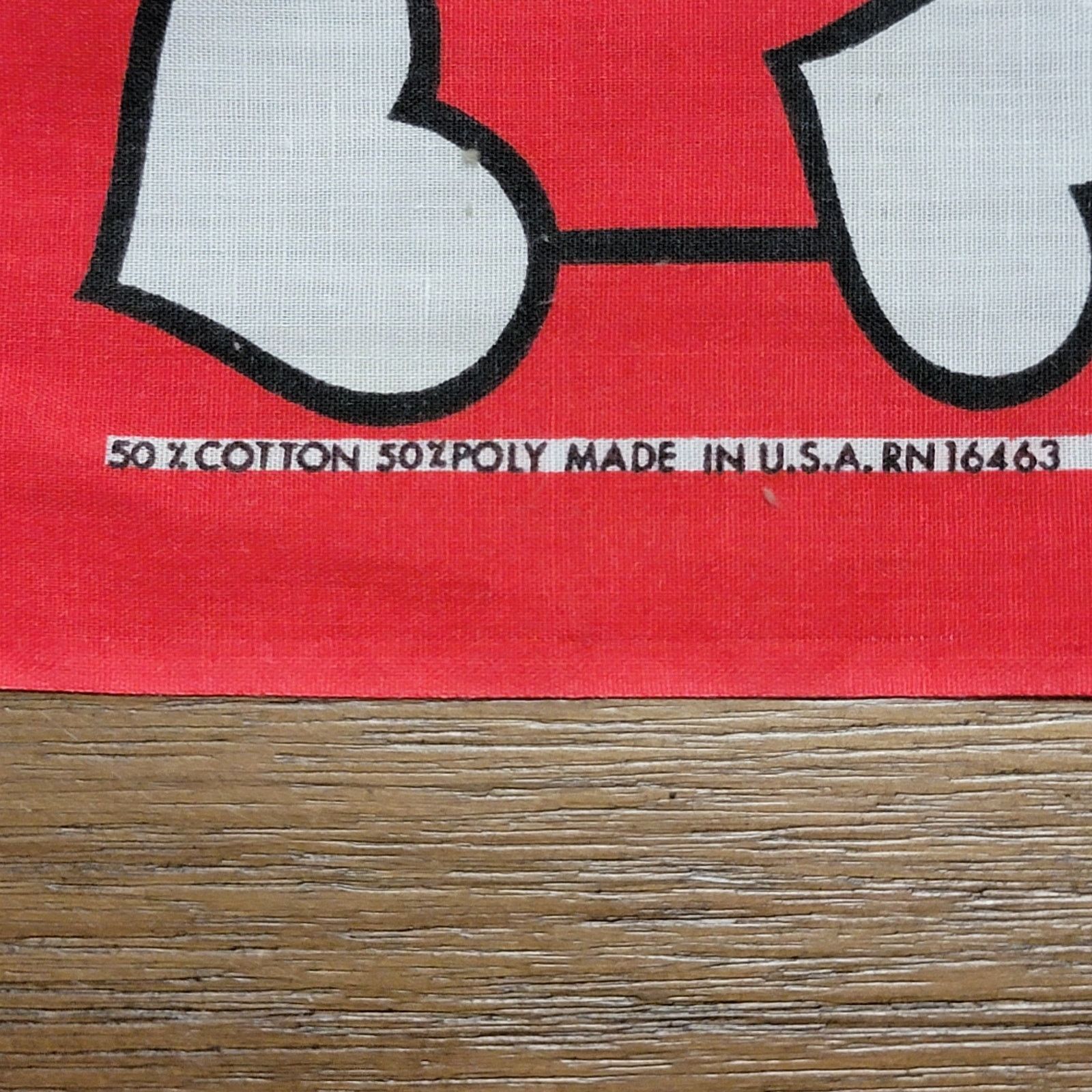 Disney VINTAGE Walt Disney Mickey Minnie Heart Romance Bandanna Size ONE SIZE - 3 Thumbnail