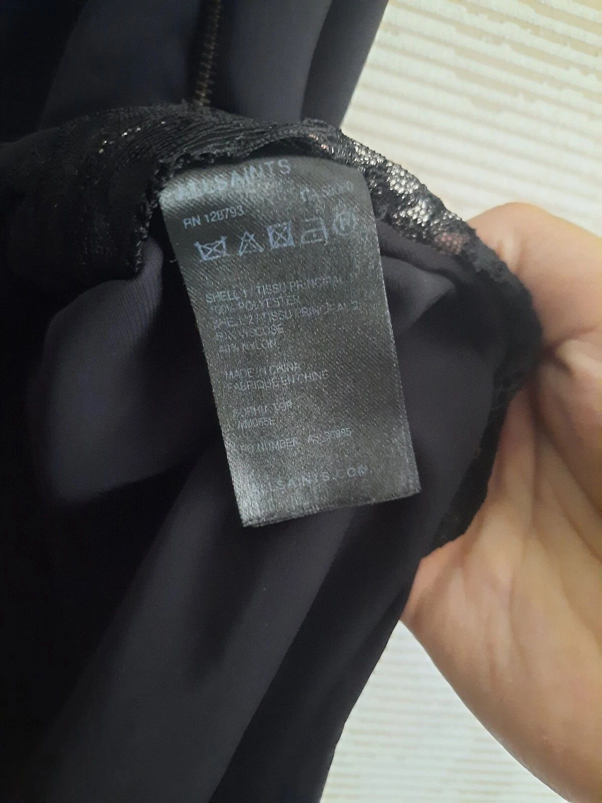 Allsaints Allsaints Sophia Top Lace Panel Tank Top With Zips Size XS / US 0-2 / IT 36-38 - 7 Thumbnail