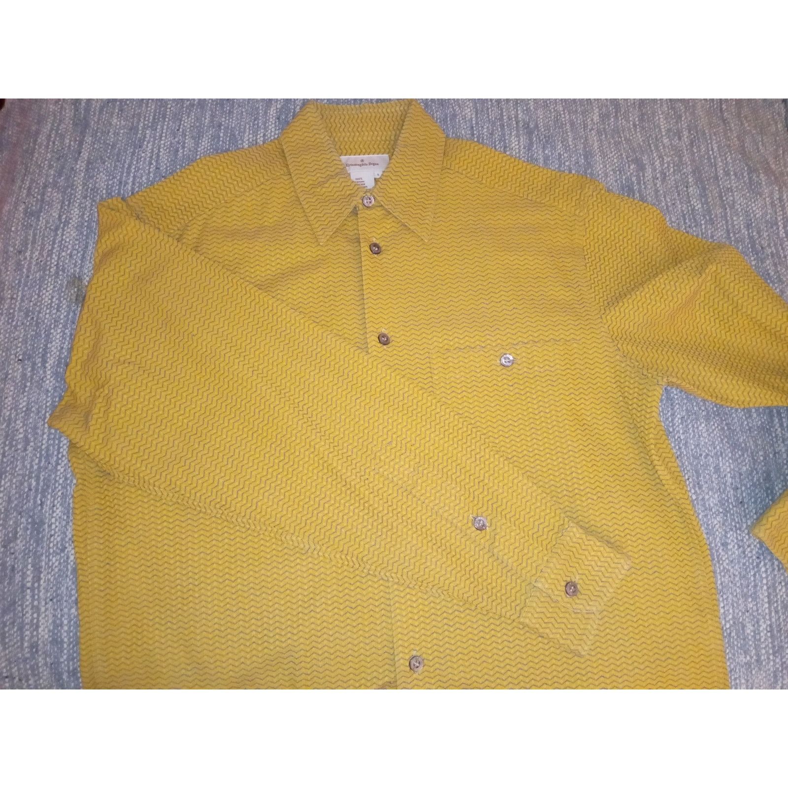 Ermenegildo Zegna Vintage Men's Zenga Oversize dress Shirt Sz S Size US S / EU 44-46 / 1 - 8 Thumbnail