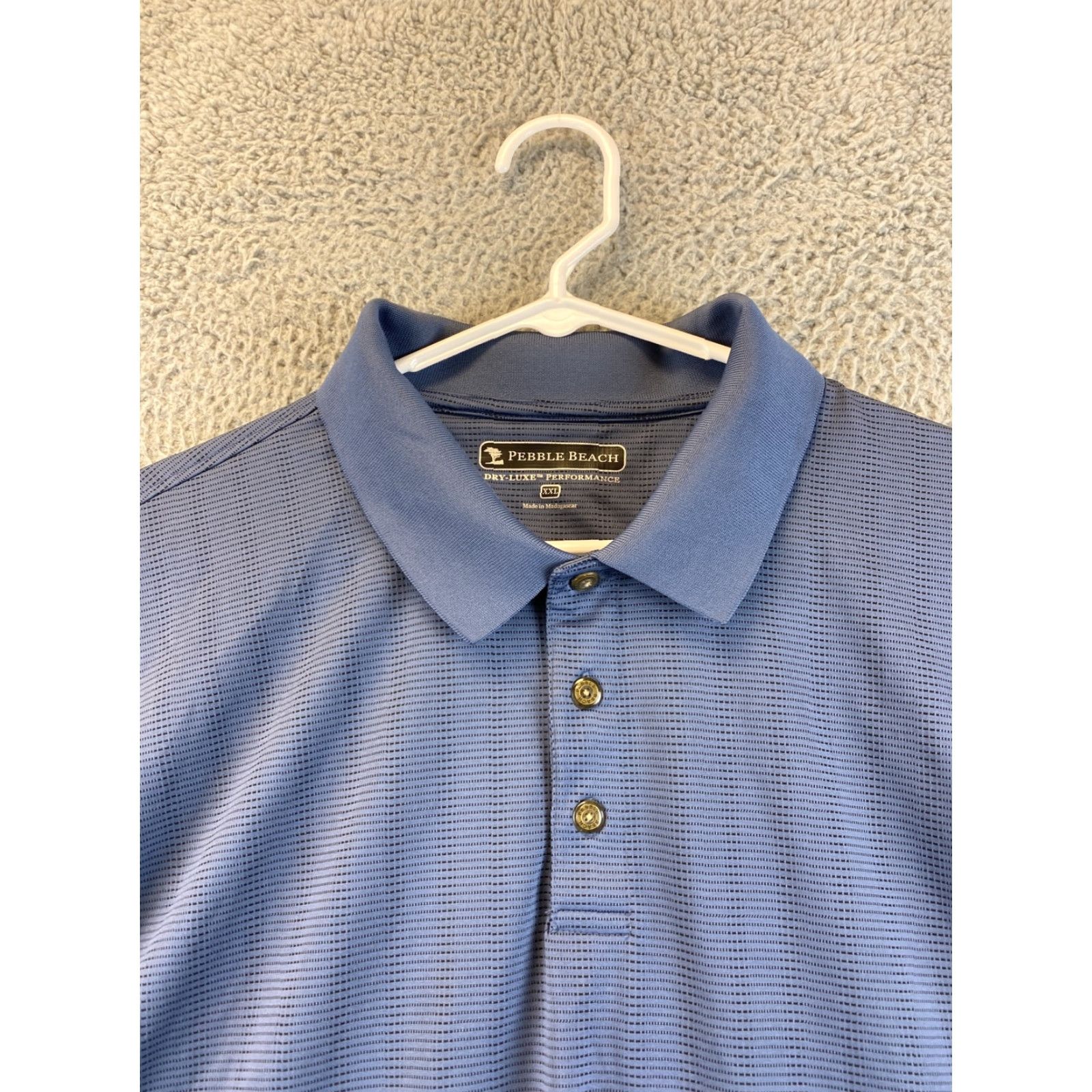 Vintage Pebble Beach Polo Shirt Indigo Adult XXL Golfing Mens /74-45 Size US XXL / EU 58 / 5 - 2 Thumbnail