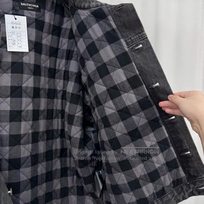Balenciaga Balenciaga Washed Denim Jacket. Size US M / EU 48-50 / 2 - 5 Thumbnail